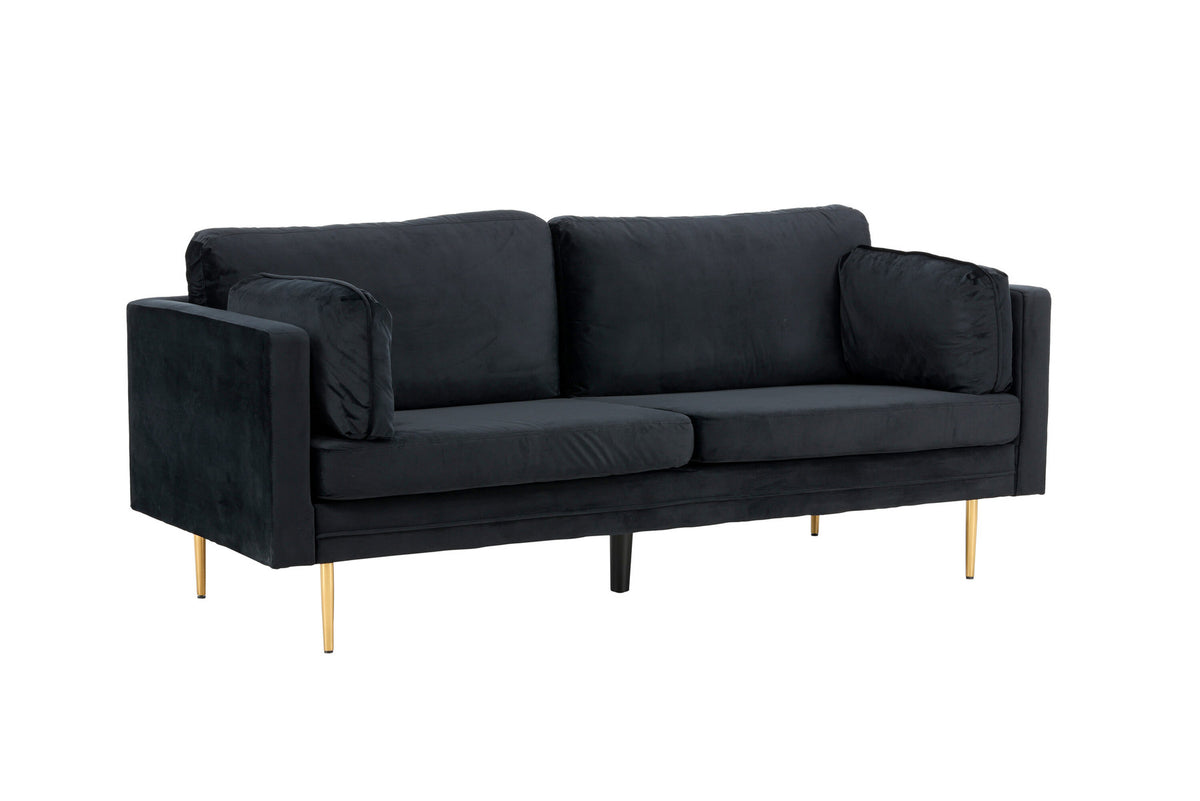 Boom Sofa in Schwarz präsentiert im Onlineshop von KAQTU Design AG. 3er Sofa ist von Venture Home