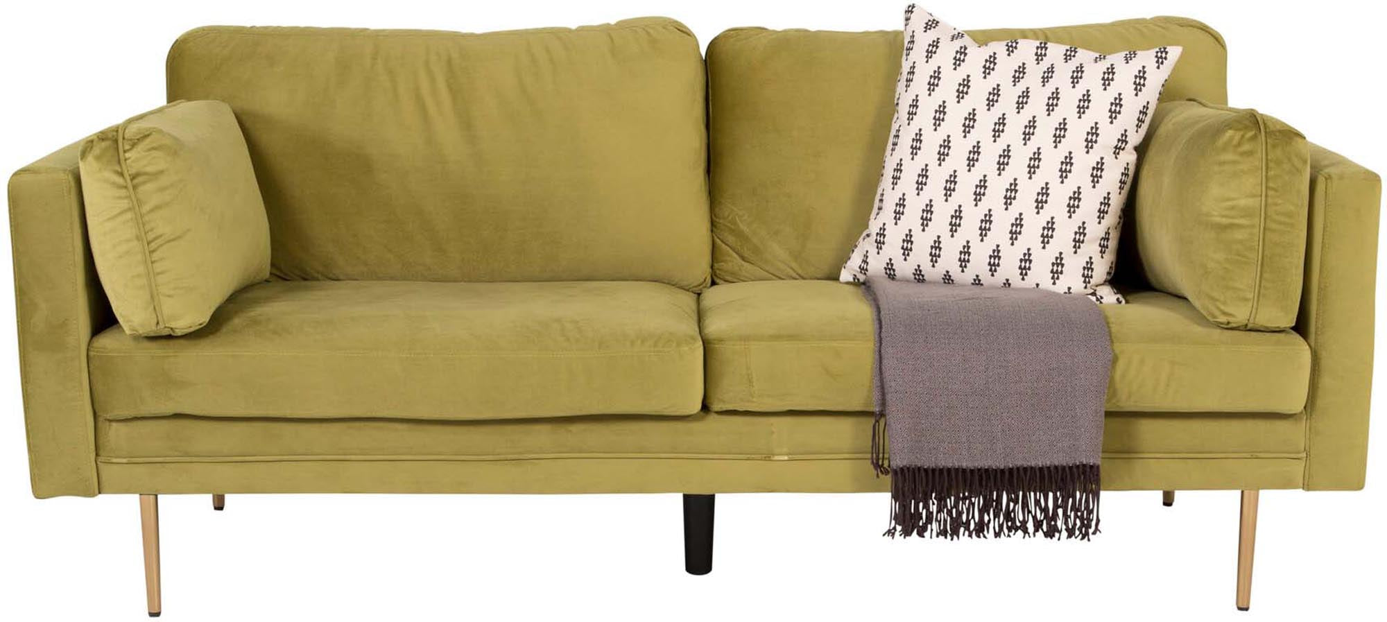 Boom Sofa in Grün präsentiert im Onlineshop von KAQTU Design AG. 3er Sofa ist von Venture Home