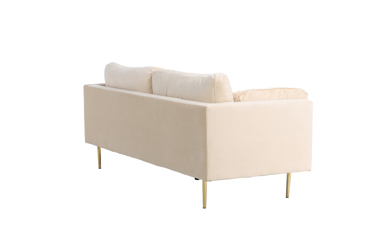 Boom Sofa in Creme präsentiert im Onlineshop von KAQTU Design AG. 3er Sofa ist von Venture Home