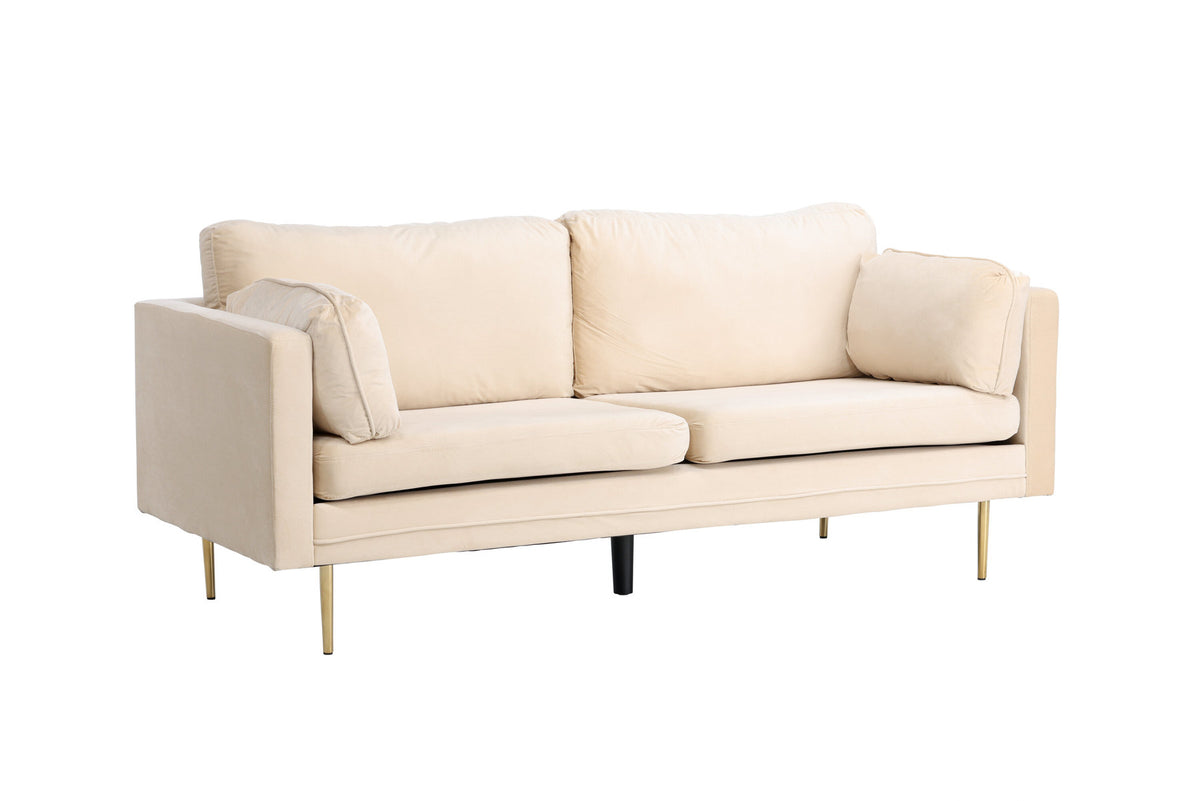 Boom Sofa in Creme präsentiert im Onlineshop von KAQTU Design AG. 3er Sofa ist von Venture Home