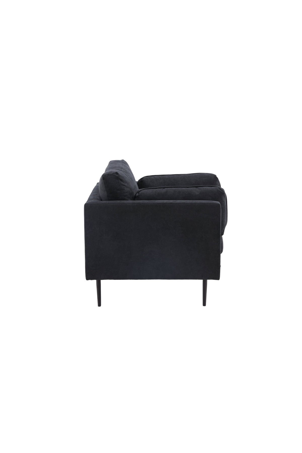 Boom Sessel in Schwarz präsentiert im Onlineshop von KAQTU Design AG. Sessel mit Armlehnen ist von Venture Home