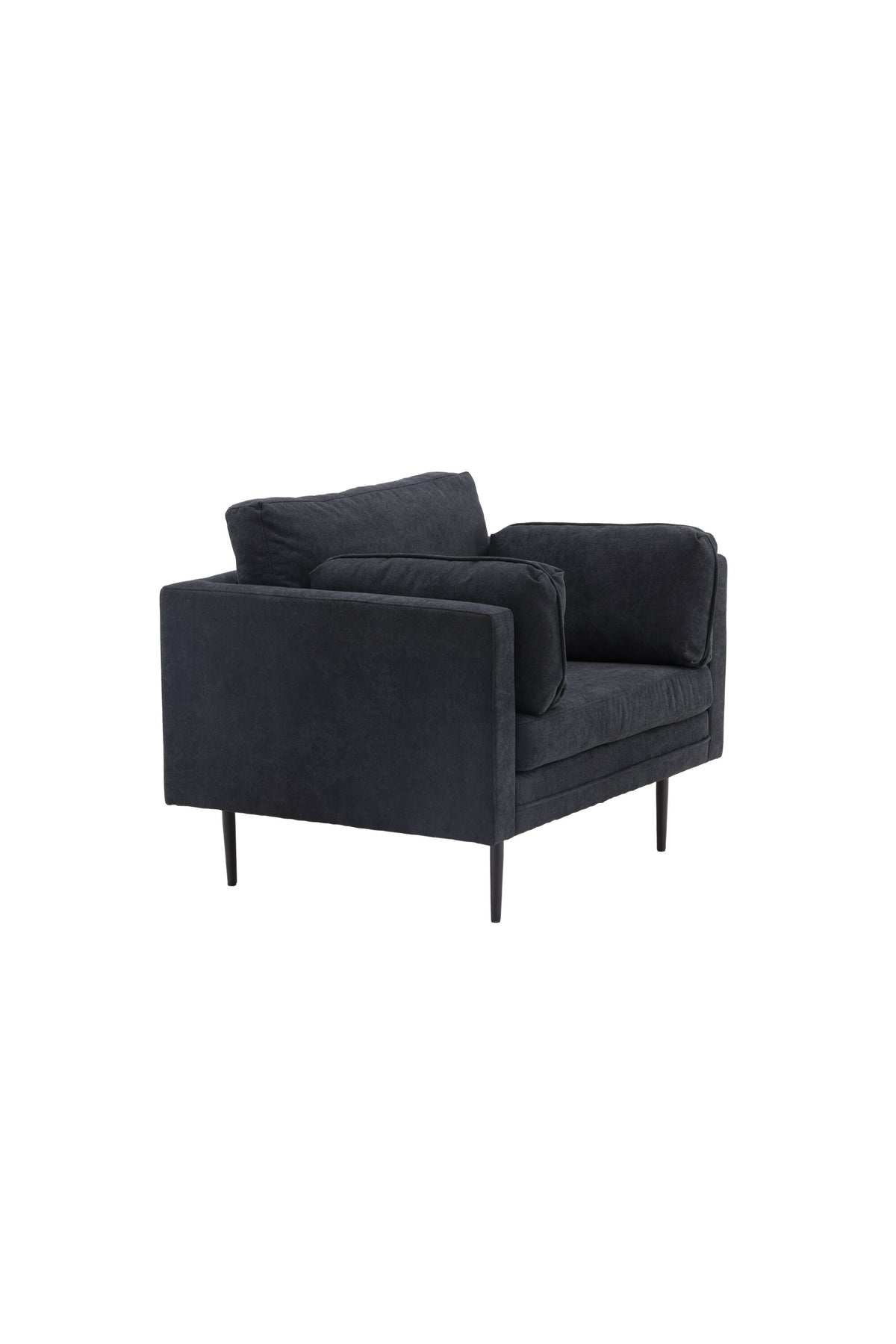 Boom Sessel in Schwarz präsentiert im Onlineshop von KAQTU Design AG. Sessel mit Armlehnen ist von Venture Home