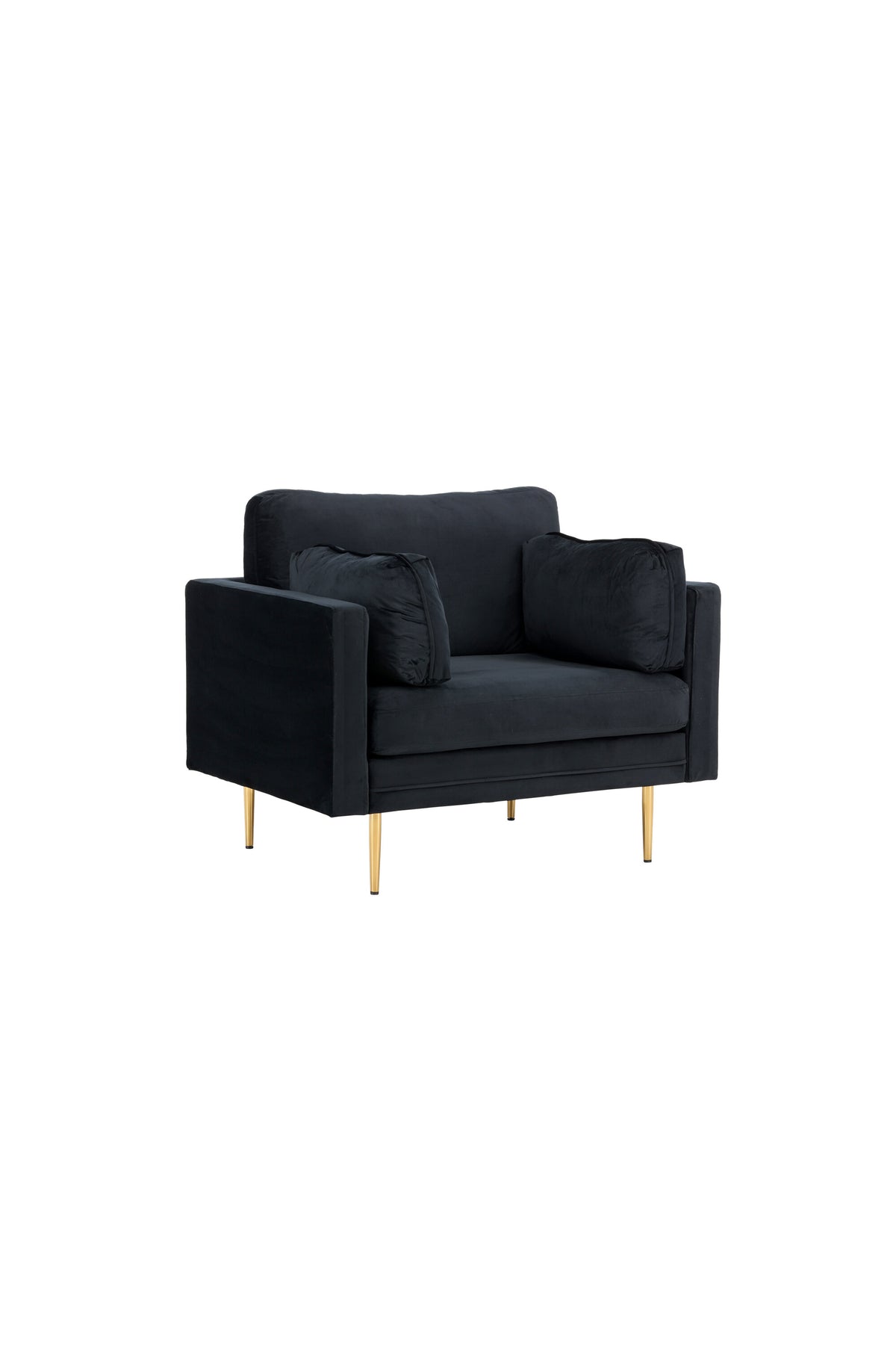 Boom Sessel in Schwarz präsentiert im Onlineshop von KAQTU Design AG. Sessel mit Armlehnen ist von Venture Home