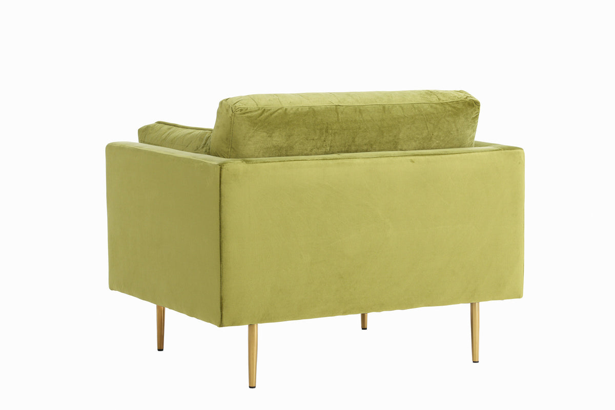 Boom Sessel in Grün präsentiert im Onlineshop von KAQTU Design AG. Sessel mit Armlehnen ist von Venture Home