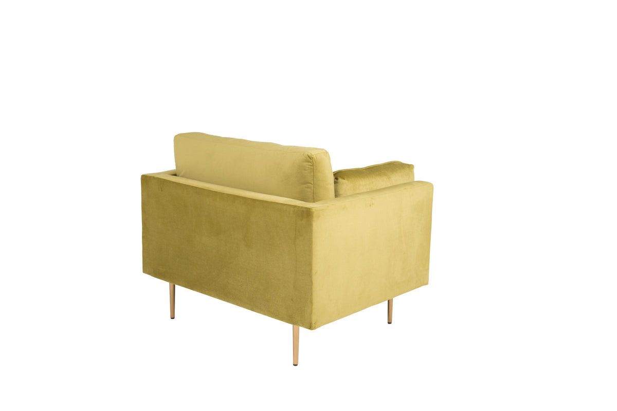 Boom Sessel in Grün präsentiert im Onlineshop von KAQTU Design AG. Sessel mit Armlehnen ist von Venture Home
