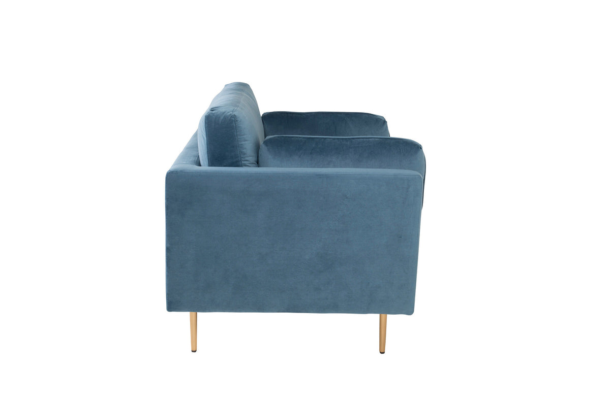 Boom Sessel in Blau präsentiert im Onlineshop von KAQTU Design AG. Sessel mit Armlehnen ist von Venture Home