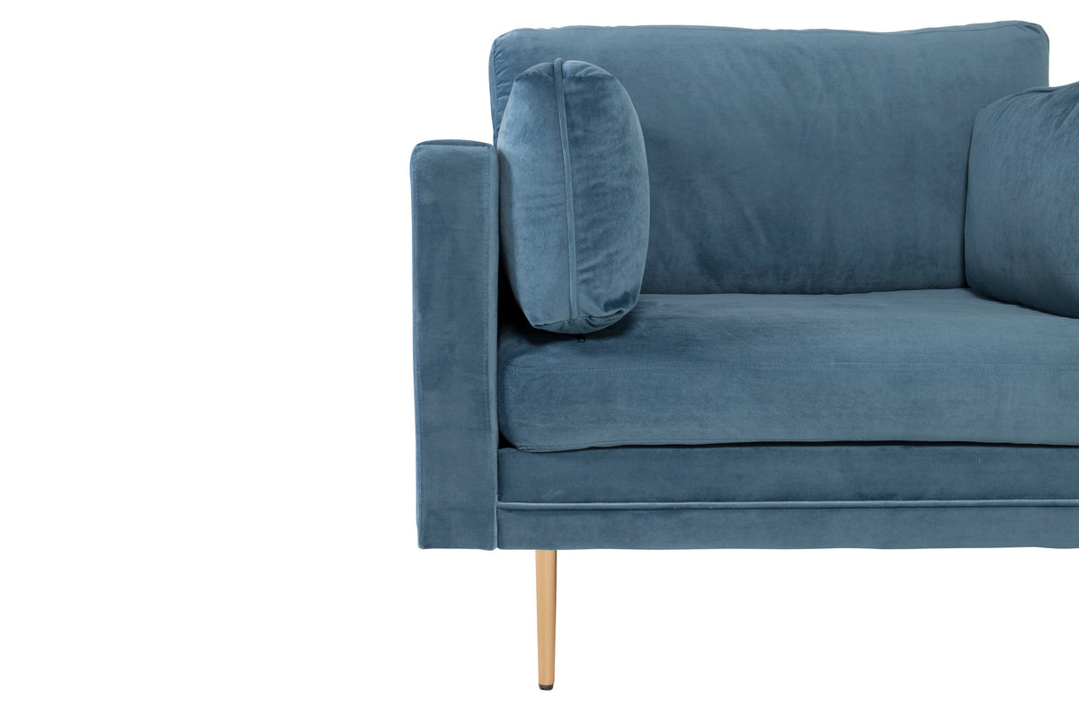 Boom Sessel in Blau präsentiert im Onlineshop von KAQTU Design AG. Sessel mit Armlehnen ist von Venture Home