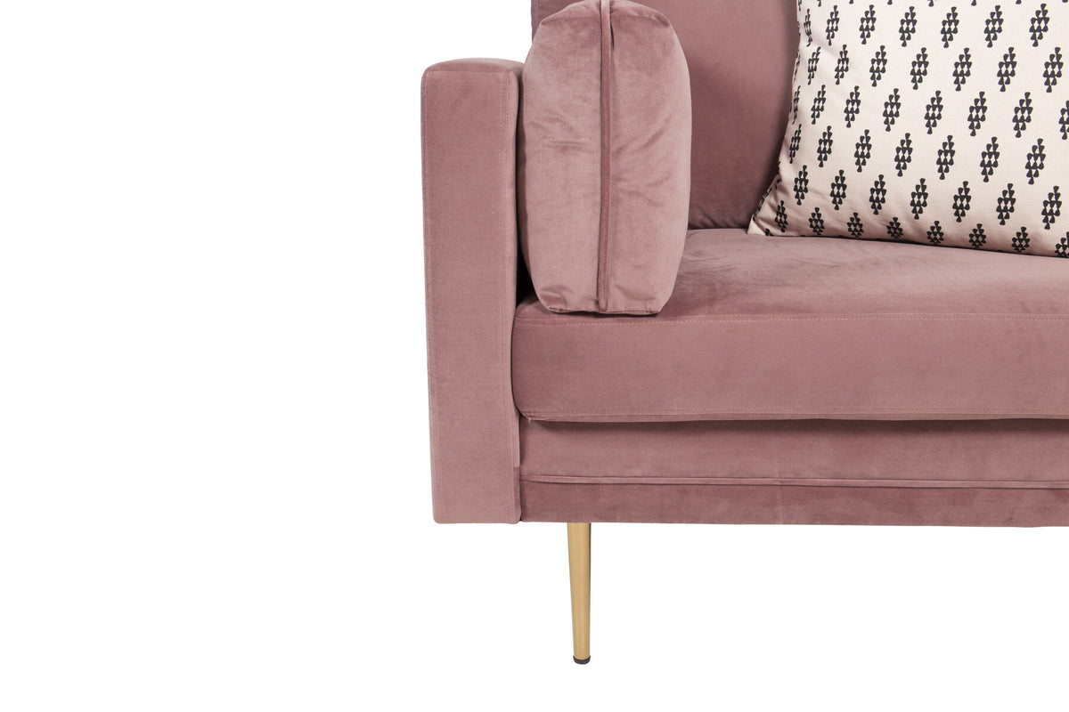 Boom Sessel in Altrosa präsentiert im Onlineshop von KAQTU Design AG. Sessel mit Armlehnen ist von Venture Home