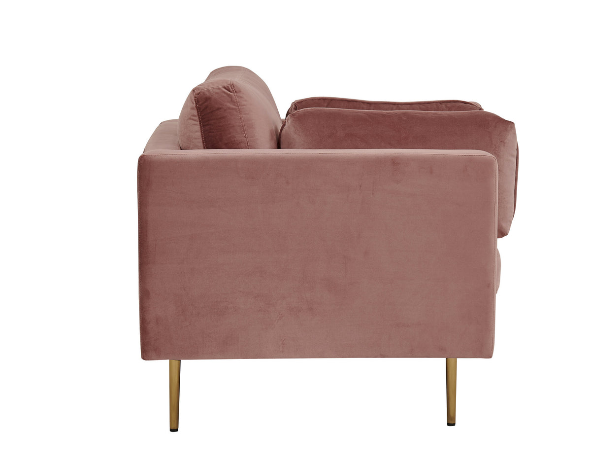 Boom Sessel in Altrosa präsentiert im Onlineshop von KAQTU Design AG. Sessel mit Armlehnen ist von Venture Home