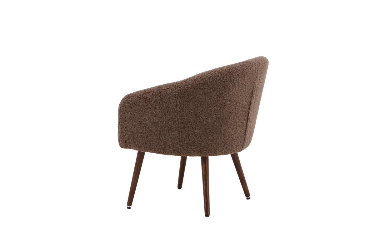 Wanda Sessel in Braun präsentiert im Onlineshop von KAQTU Design AG. Sessel mit Armlehnen ist von Venture Home