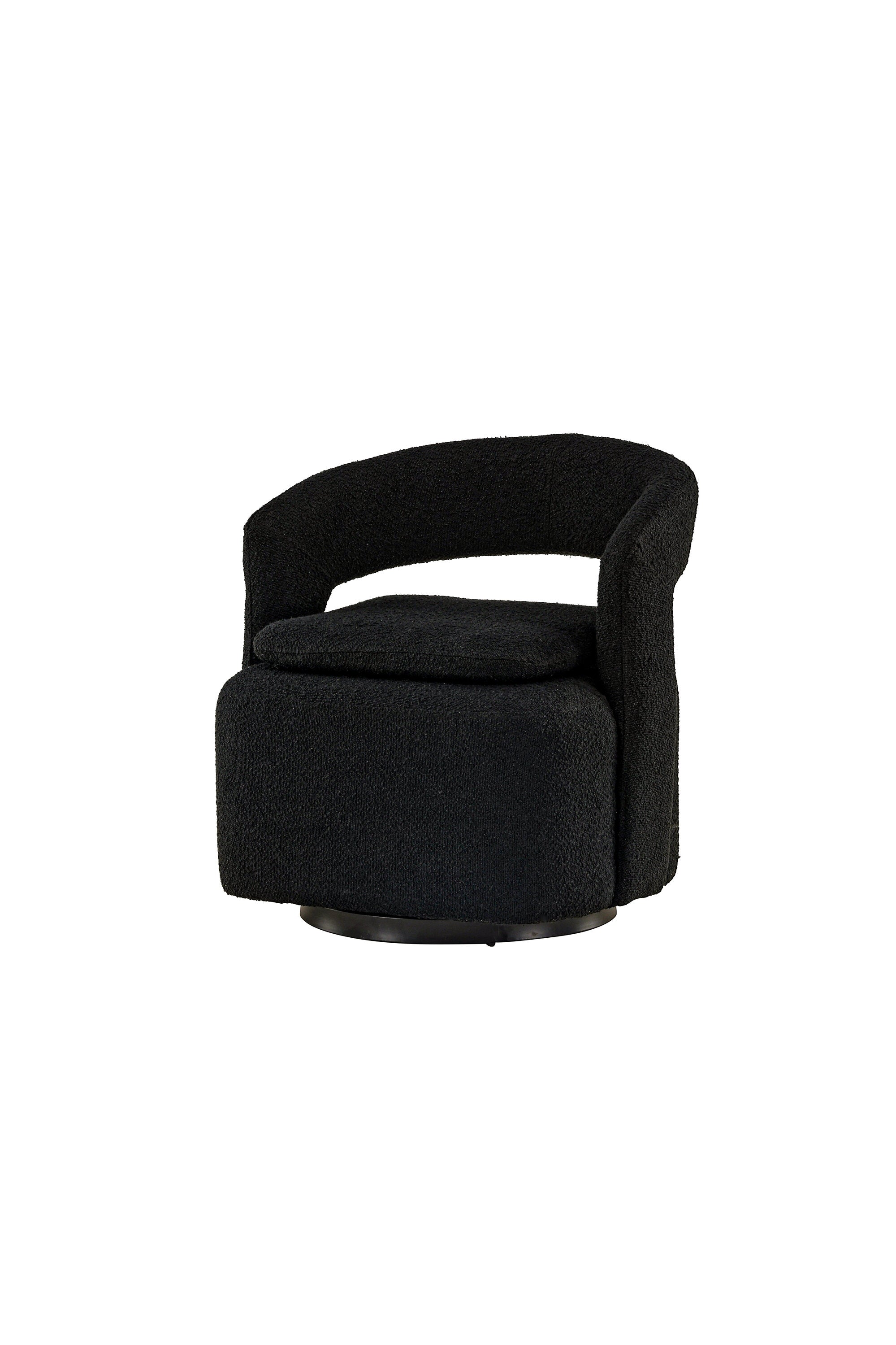 Laurel Sessel in Schwarz präsentiert im Onlineshop von KAQTU Design AG. Sessel mit Armlehnen ist von Venture Home