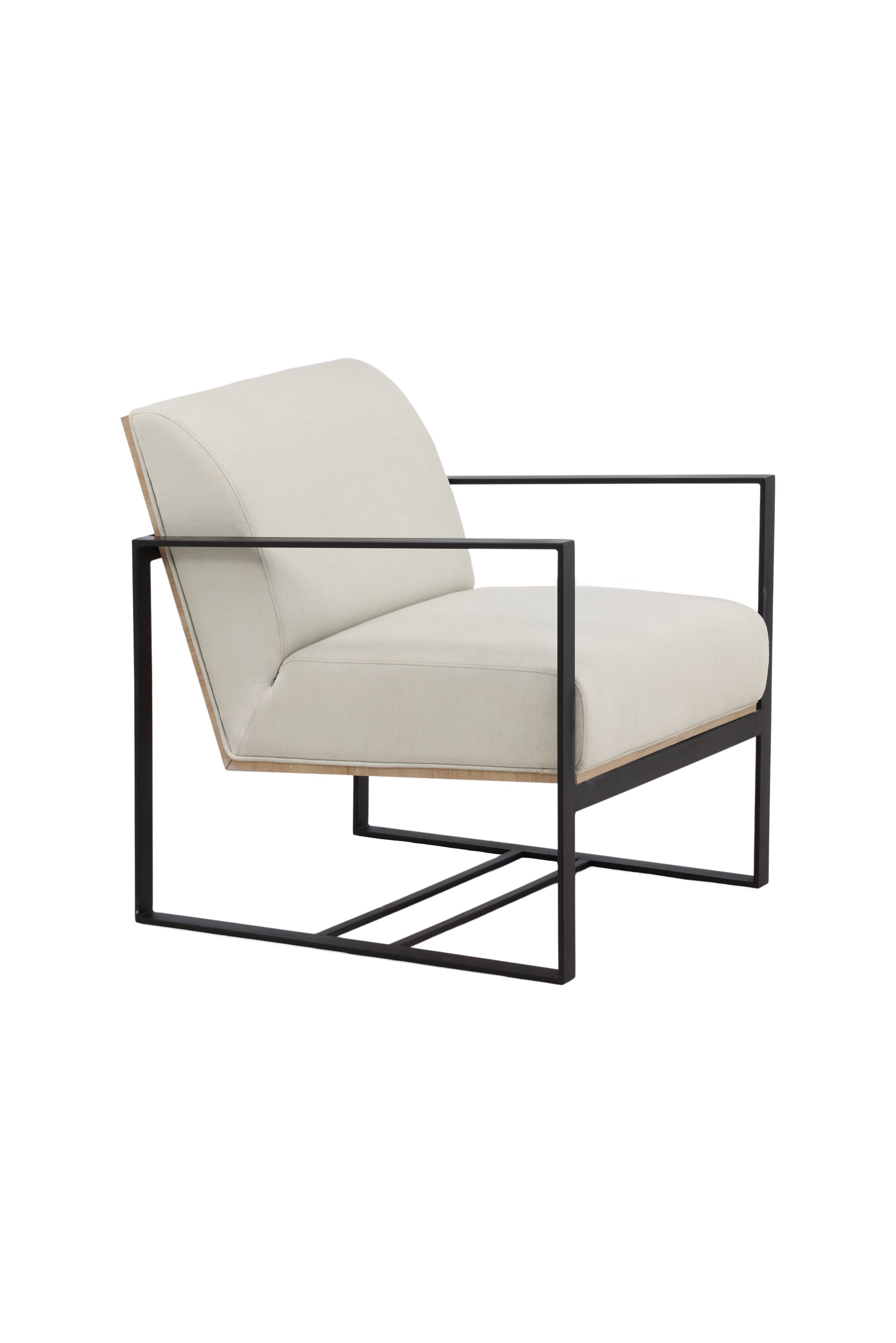 Kansas Sessel in Cremefarben präsentiert im Onlineshop von KAQTU Design AG. Sessel mit Armlehnen ist von Venture Home