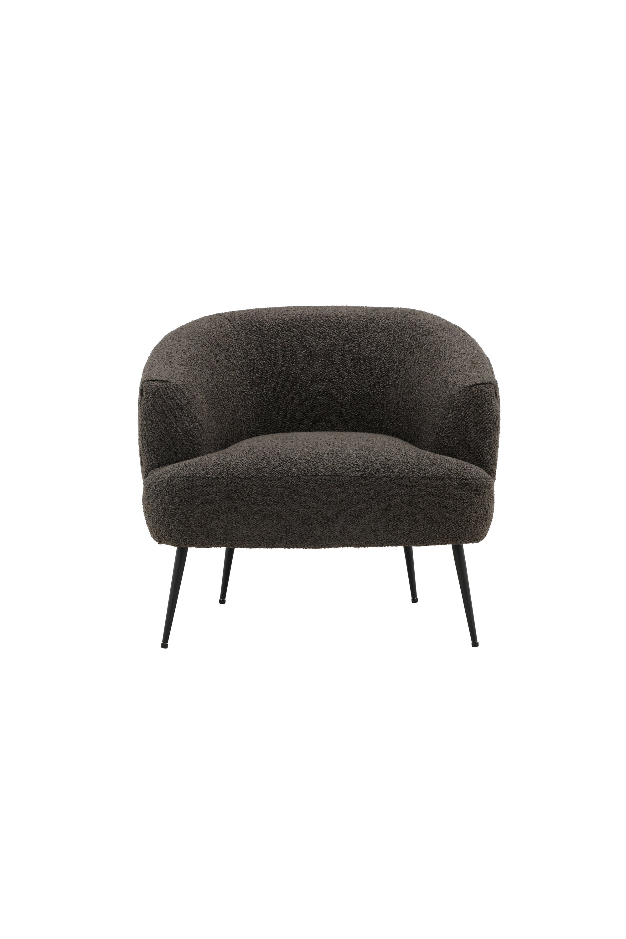 Derry Sessel in Dunkelgrau präsentiert im Onlineshop von KAQTU Design AG. Sessel mit Armlehnen ist von Venture Home