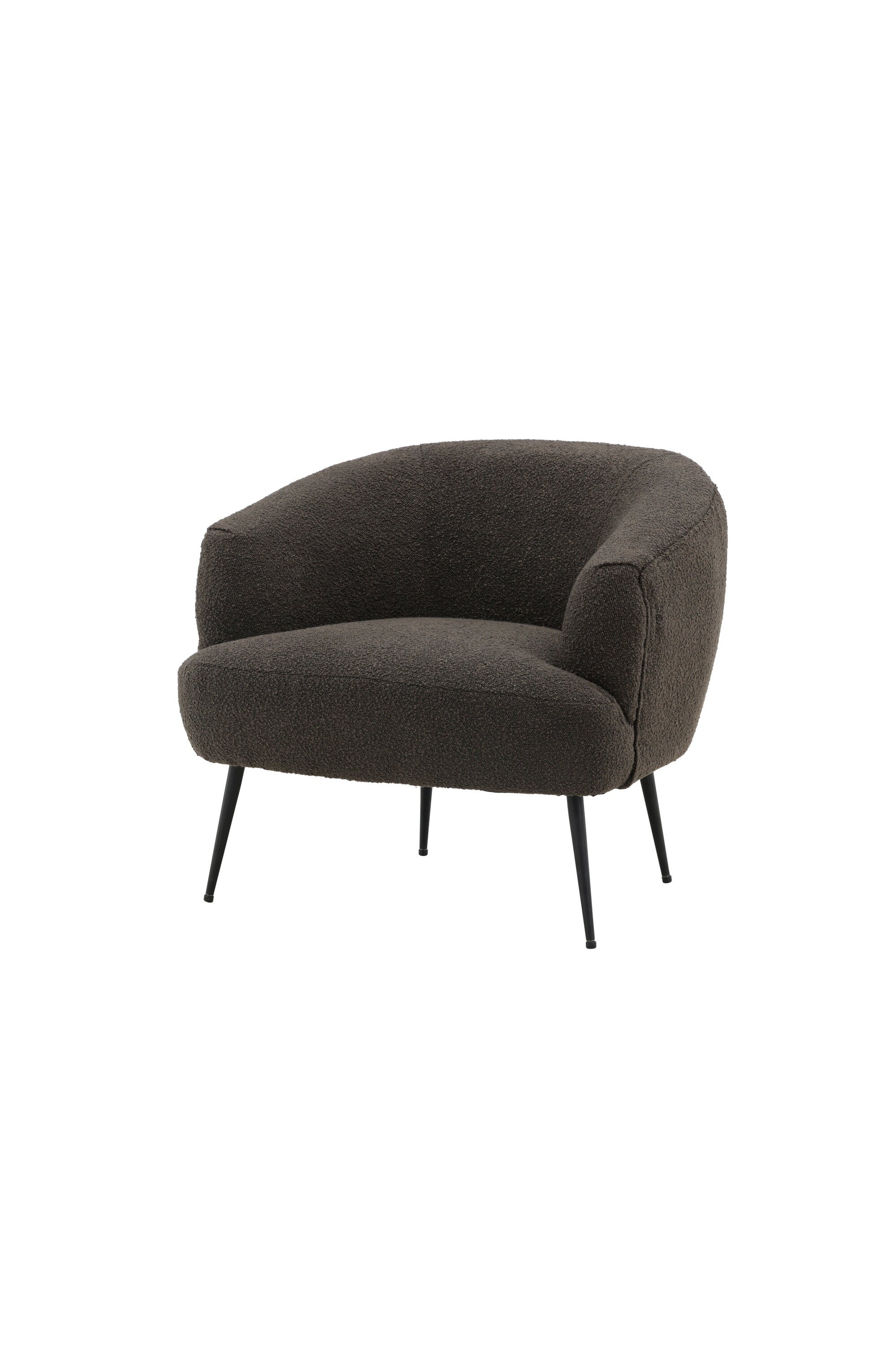 Derry Sessel in Dunkelgrau präsentiert im Onlineshop von KAQTU Design AG. Sessel mit Armlehnen ist von Venture Home