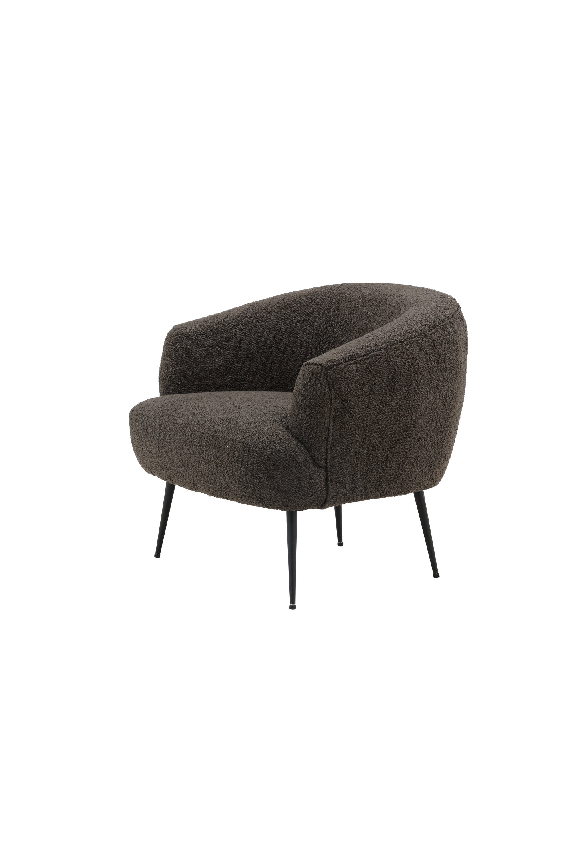Derry Sessel in Dunkelgrau präsentiert im Onlineshop von KAQTU Design AG. Sessel mit Armlehnen ist von Venture Home
