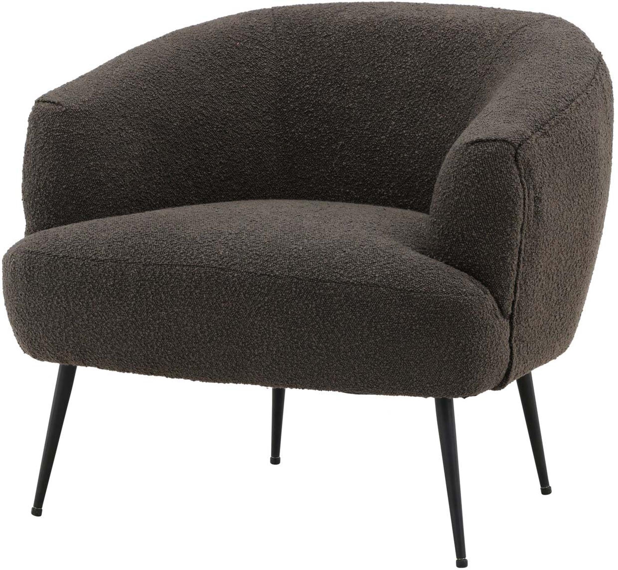 Moderner Derry Sessel von Venture Home in edlem Anthrazit.