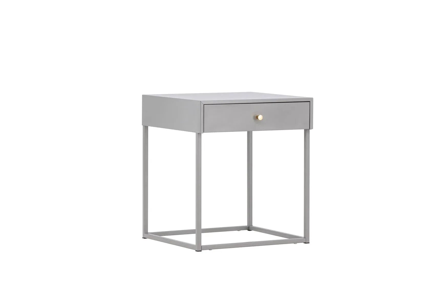 Bakal Nachttisch in Light grey präsentiert im Onlineshop von KAQTU Design AG. Beistelltisch ist von Venture Home