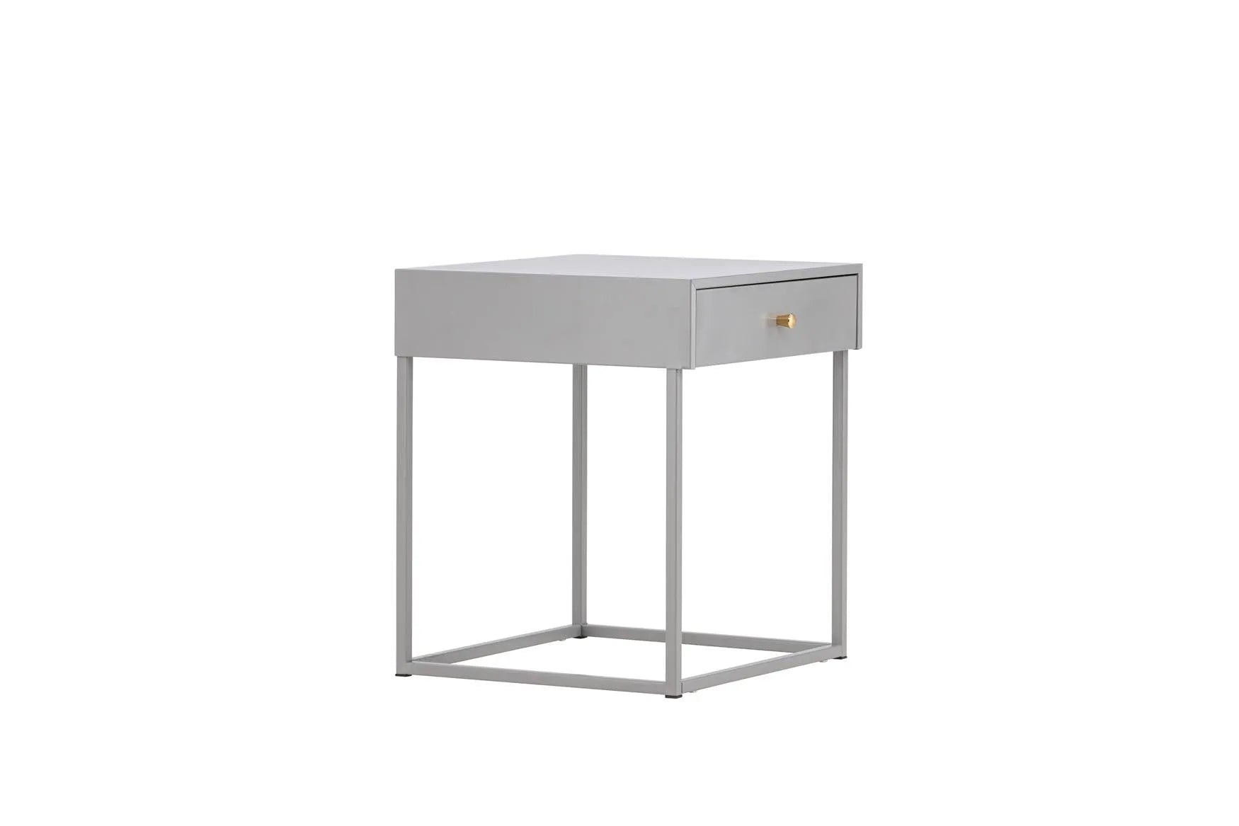 Bakal Nachttisch in Light grey präsentiert im Onlineshop von KAQTU Design AG. Beistelltisch ist von Venture Home