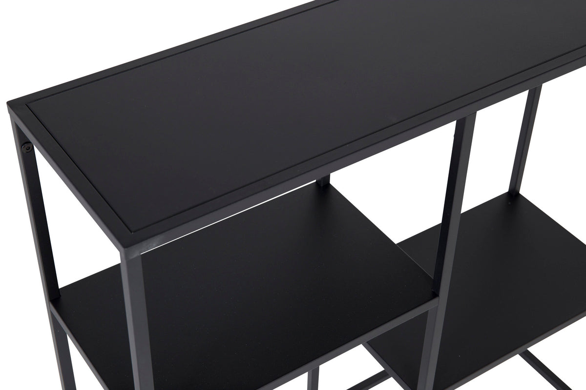 Staal Bücherregal in Schwarz präsentiert im Onlineshop von KAQTU Design AG. Standregal ist von Venture Home