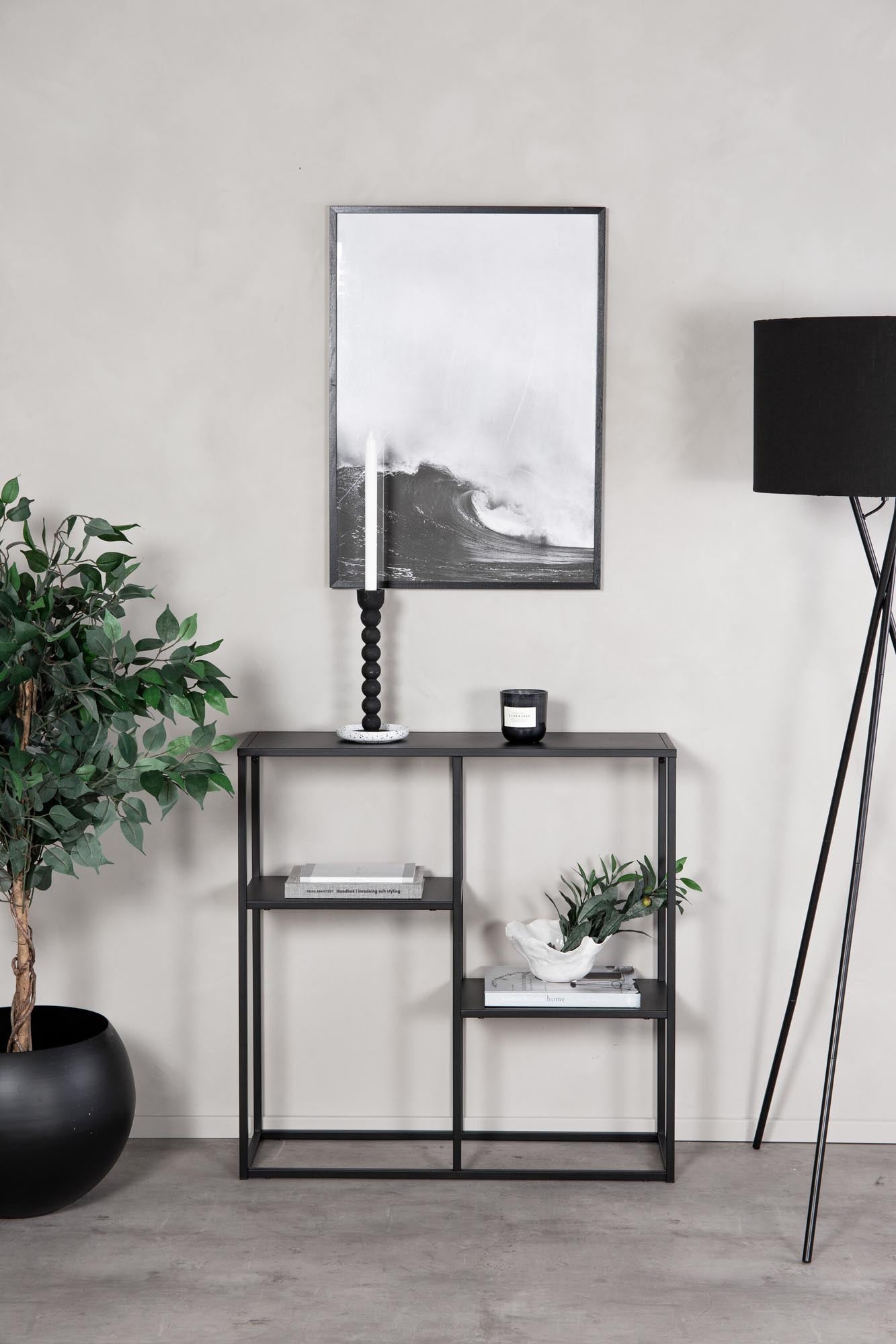 Staal Bücherregal in Schwarz präsentiert im Onlineshop von KAQTU Design AG. Standregal ist von Venture Home