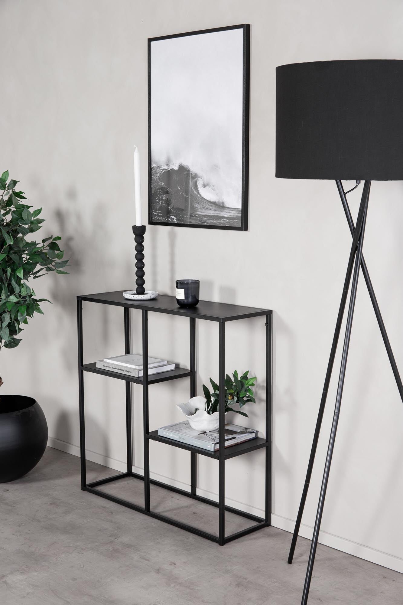 Staal Bücherregal in Schwarz präsentiert im Onlineshop von KAQTU Design AG. Standregal ist von Venture Home