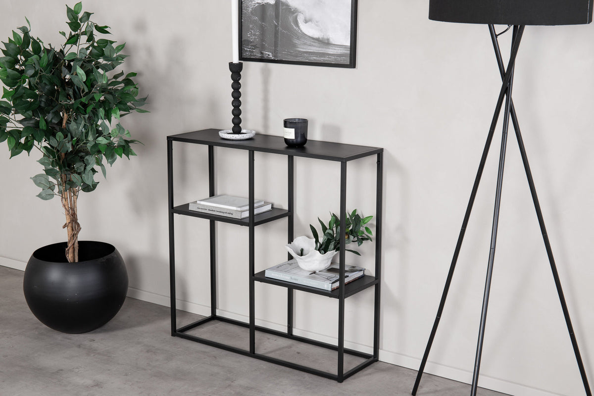 Staal Bücherregal in Schwarz präsentiert im Onlineshop von KAQTU Design AG. Standregal ist von Venture Home