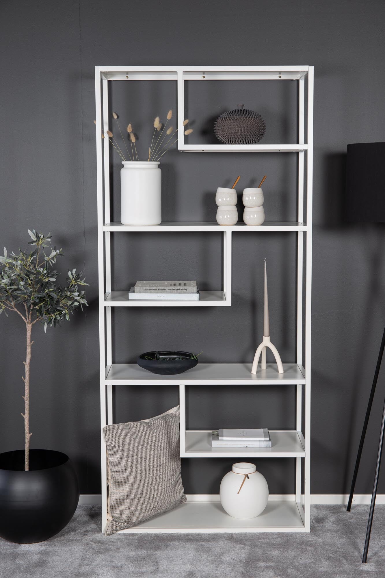 Staal Bücherregal in Weiss präsentiert im Onlineshop von KAQTU Design AG. Standregal ist von Venture Home