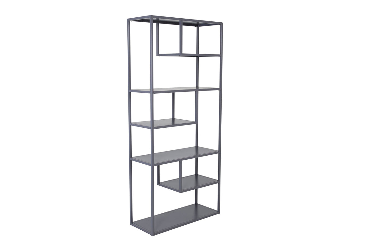 Staal Bücherregal in Hellgrau präsentiert im Onlineshop von KAQTU Design AG. Standregal ist von Venture Home