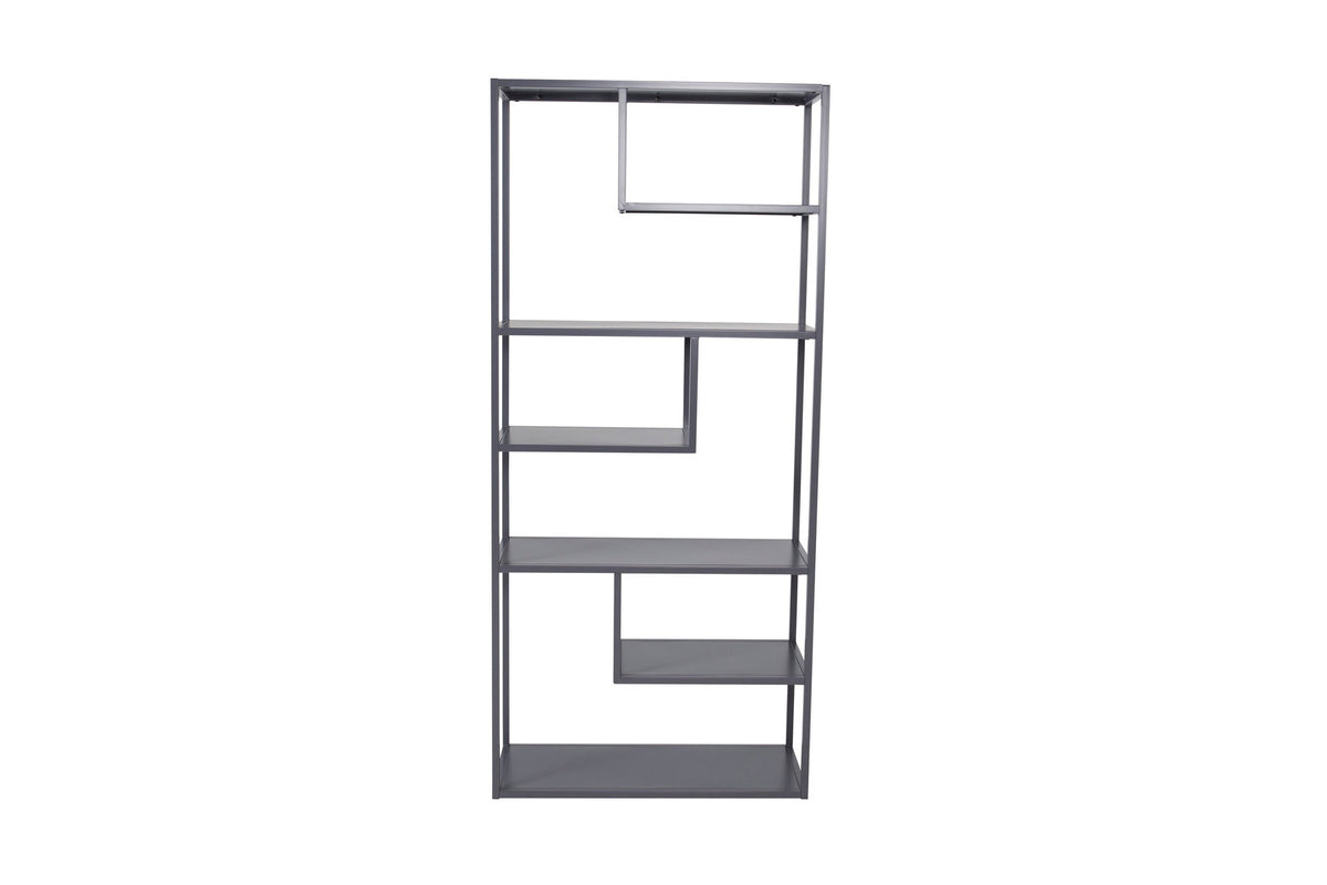 Staal Bücherregal in Hellgrau präsentiert im Onlineshop von KAQTU Design AG. Standregal ist von Venture Home