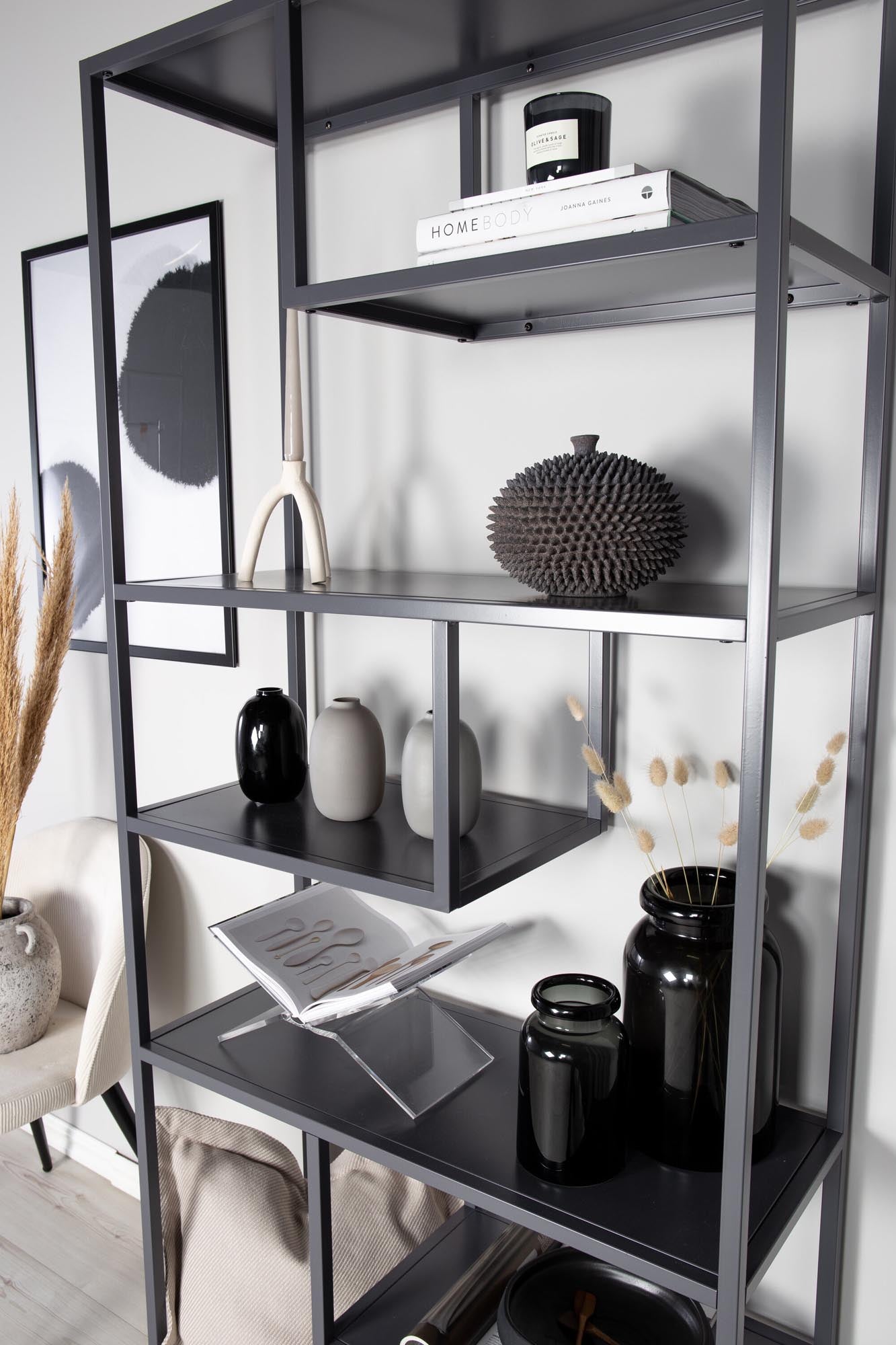 Staal Bücherregal in Hellgrau präsentiert im Onlineshop von KAQTU Design AG. Standregal ist von Venture Home