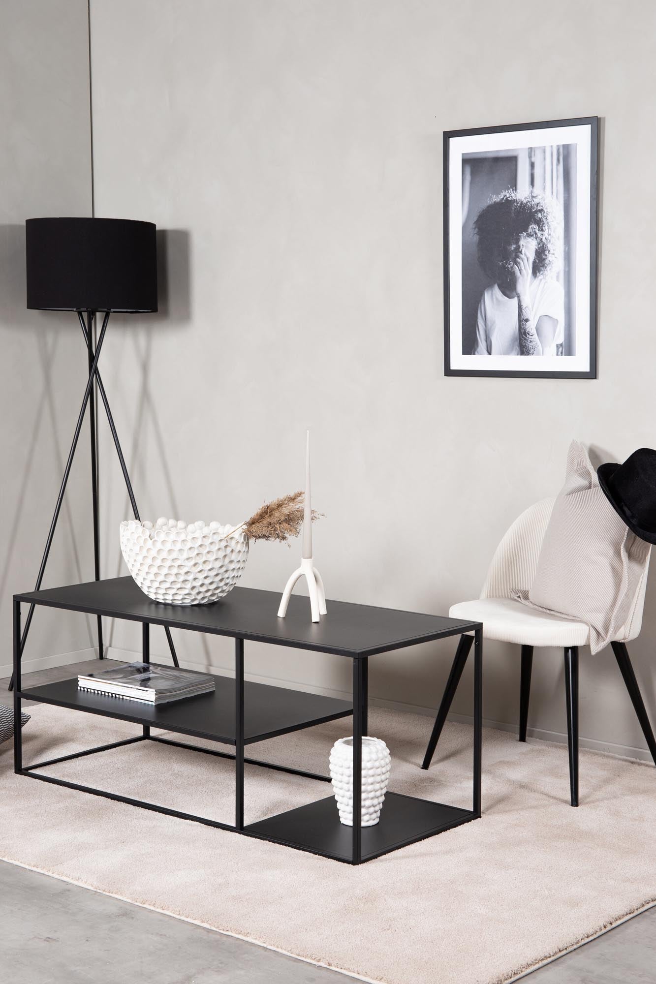 Eleganter Staal Coffee Tisch von Venture Home: Hochwertiger, pulverbeschichteter Stahl, vielseitig einsetzbar und pflegeleicht für Ihr modernes Zuhause.