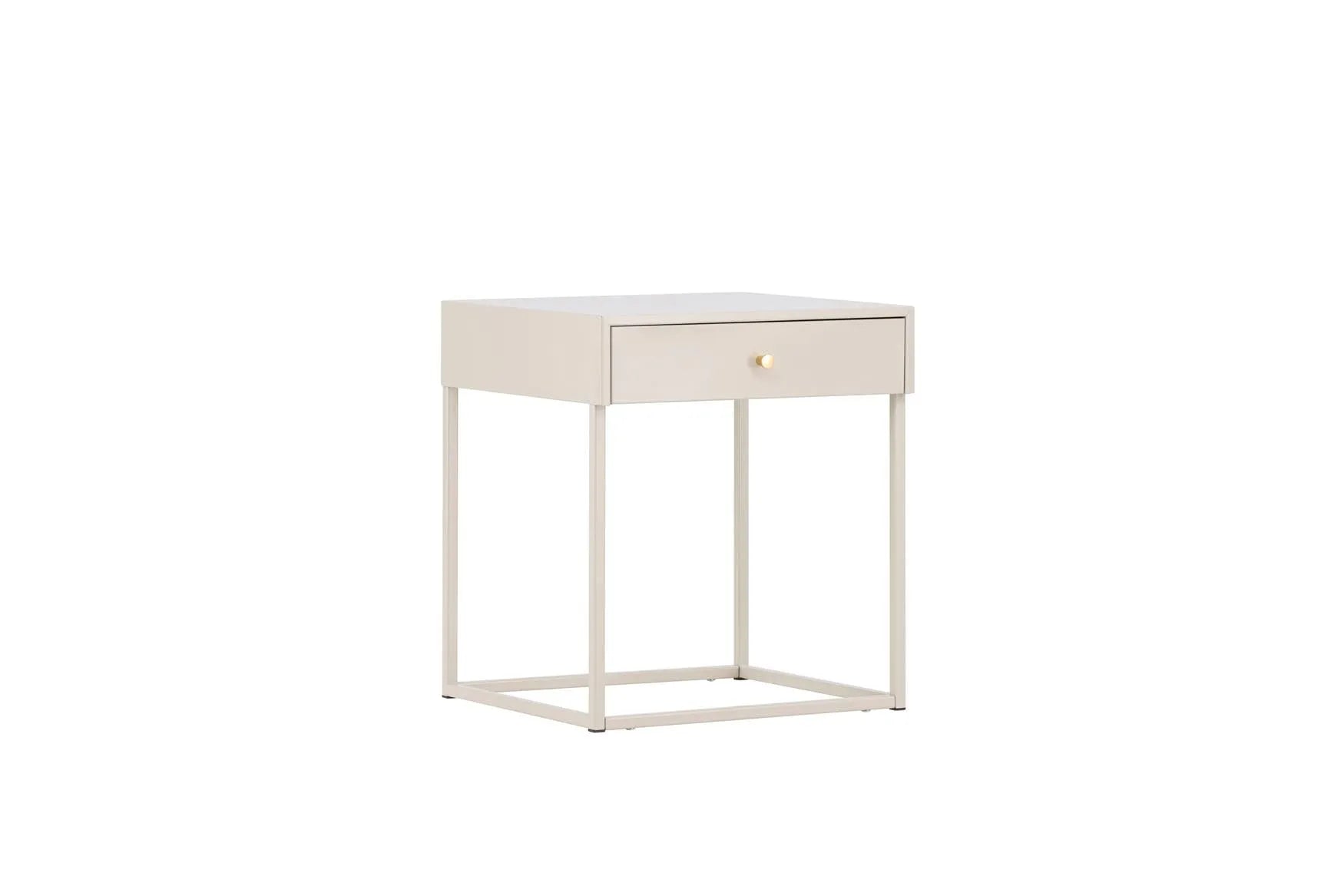 Bakal Nachttisch in Beige präsentiert im Onlineshop von KAQTU Design AG. Beistelltisch ist von Venture Home