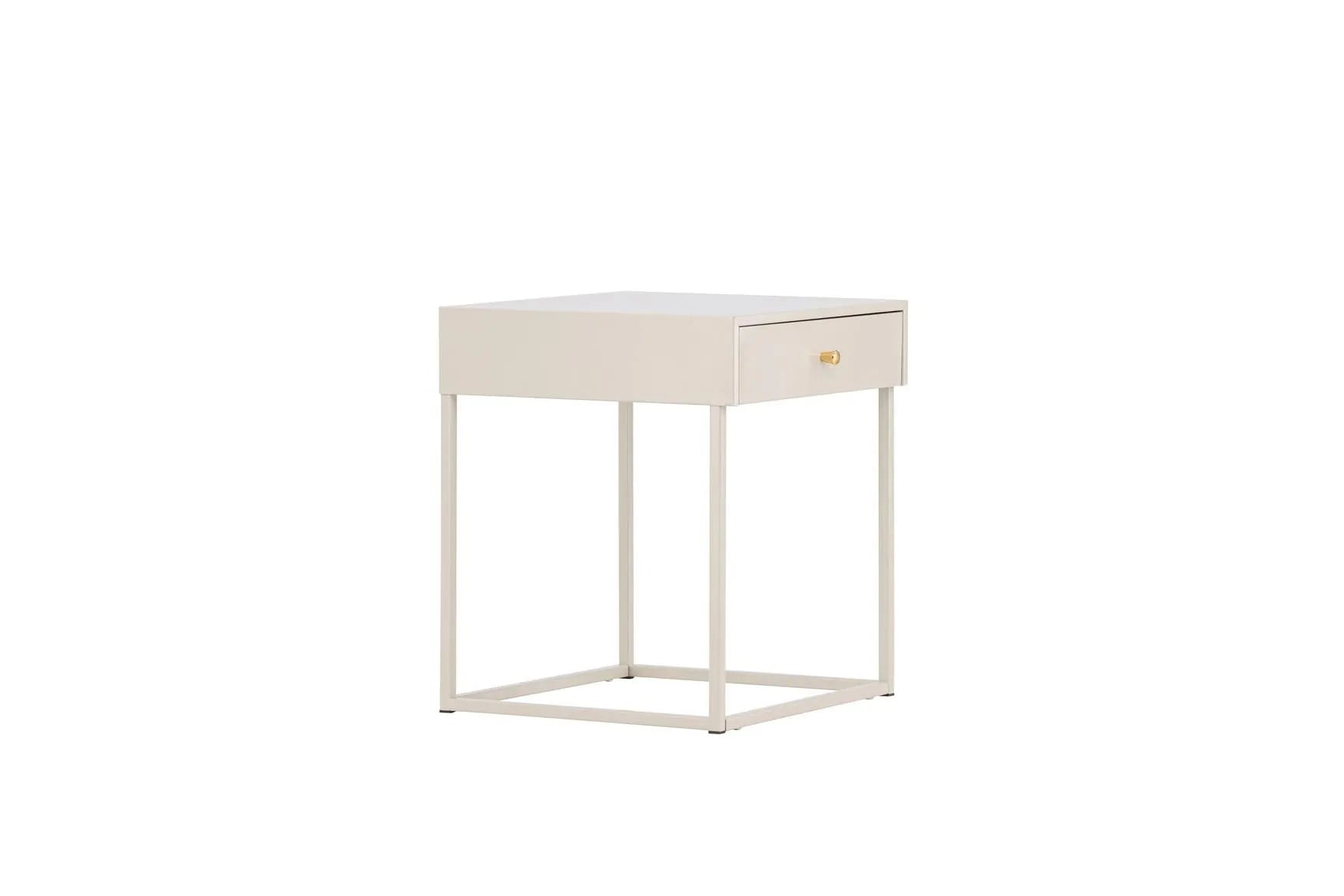 Bakal Nachttisch in Beige präsentiert im Onlineshop von KAQTU Design AG. Beistelltisch ist von Venture Home