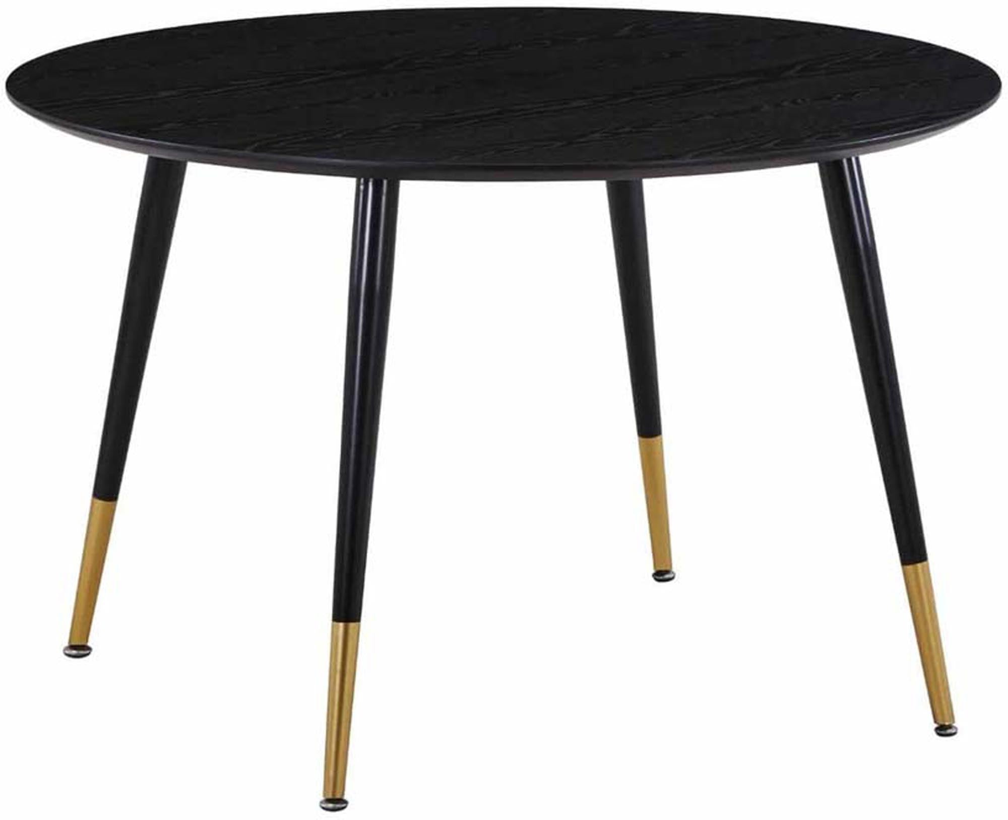 Dipp Esstisch in Schwarz/Gold präsentiert im Onlineshop von KAQTU Design AG. Esstisch ist von Venture Home