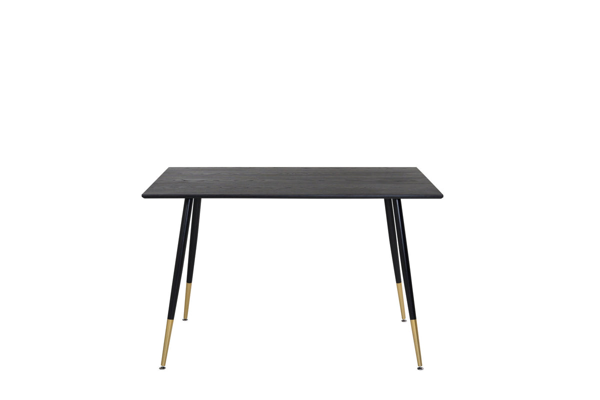 Dipp Esstisch in Schwarz/Gold präsentiert im Onlineshop von KAQTU Design AG. Esstisch ist von Venture Home