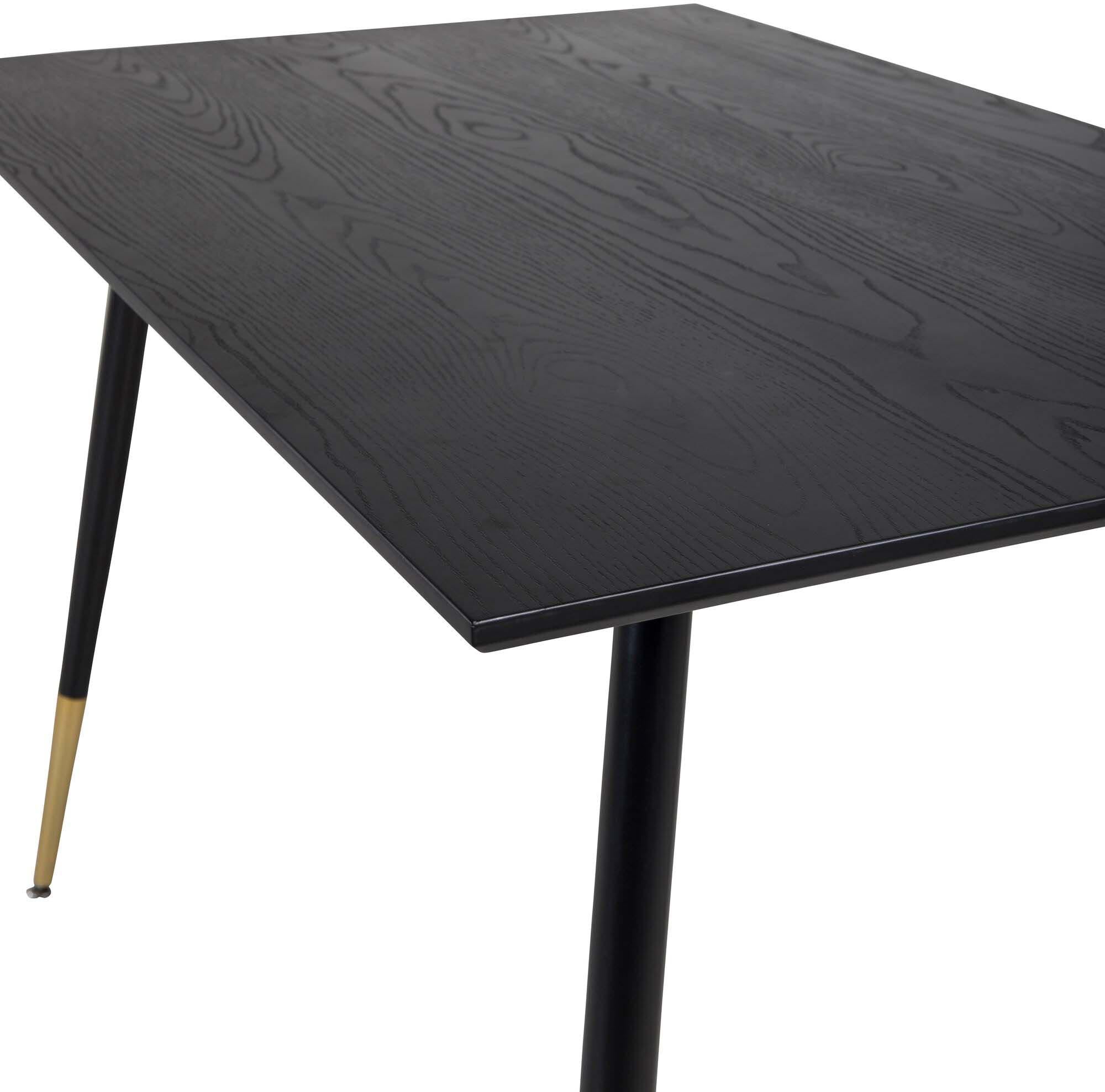 Dipp Esstisch in Schwarz/Gold präsentiert im Onlineshop von KAQTU Design AG. Esstisch ist von Venture Home