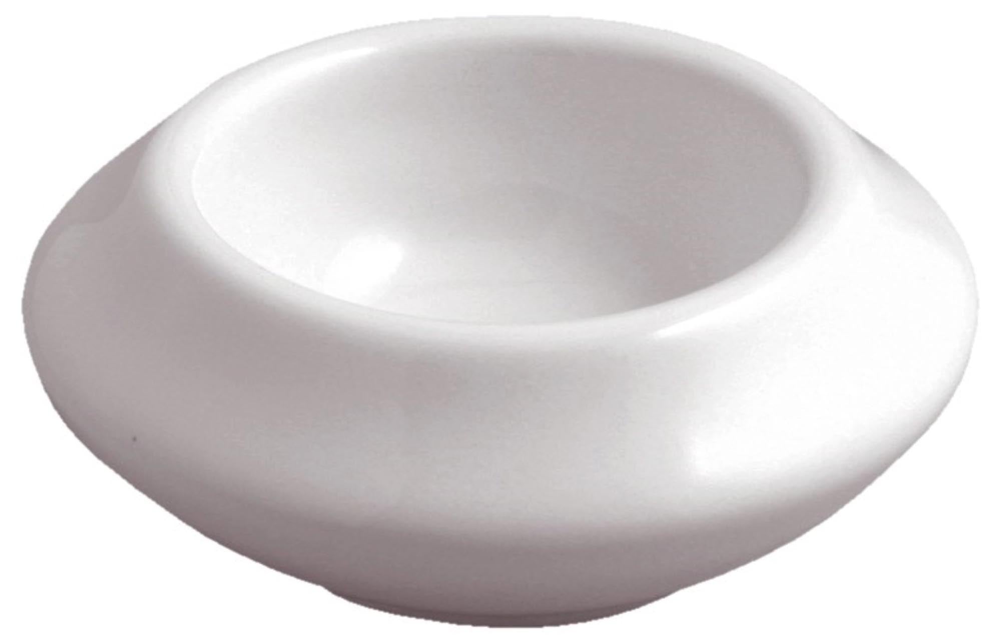 Elegante weisse Butterdose aus hochwertigem Porzellan, Ø 7,2 cm, von Revol. Praktisch, langlebig und stilvoll für jede Küche.