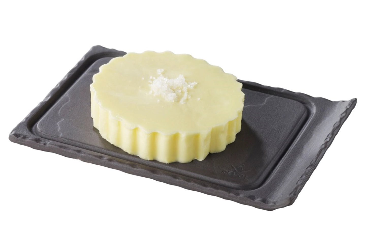 Schieferfarbenes Plättchen, 11.5x8 cm, ideal für kreative Anrichte und Serviermöglichkeiten in der modernen Küche.