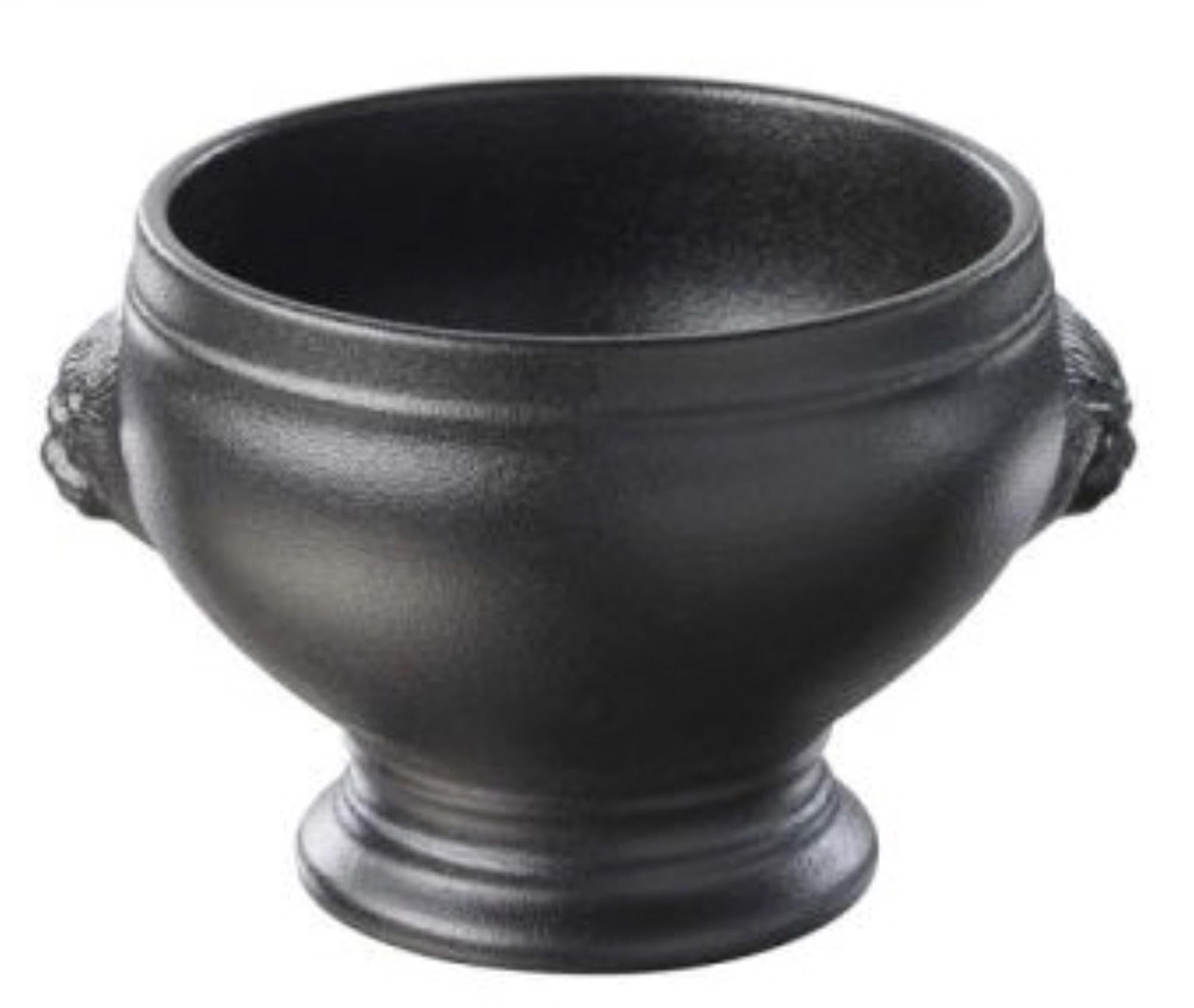 Elegante Löwenkopf Suppenschüssel von Revol, 11cm, 35cl, aus kratzfestem Porzellan, ideal für Suppen und Eintöpfe.