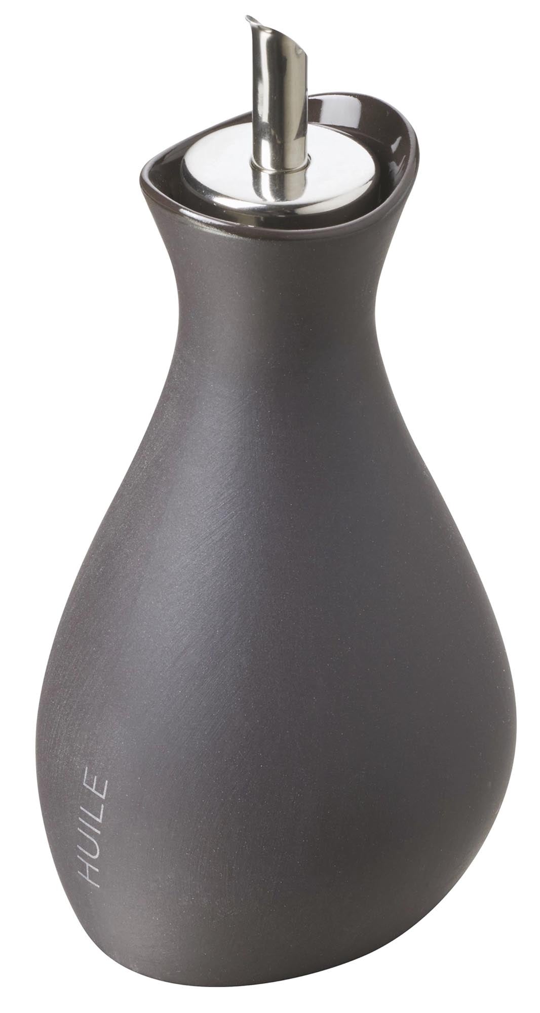 Ölflasche schwarz, 25 cl