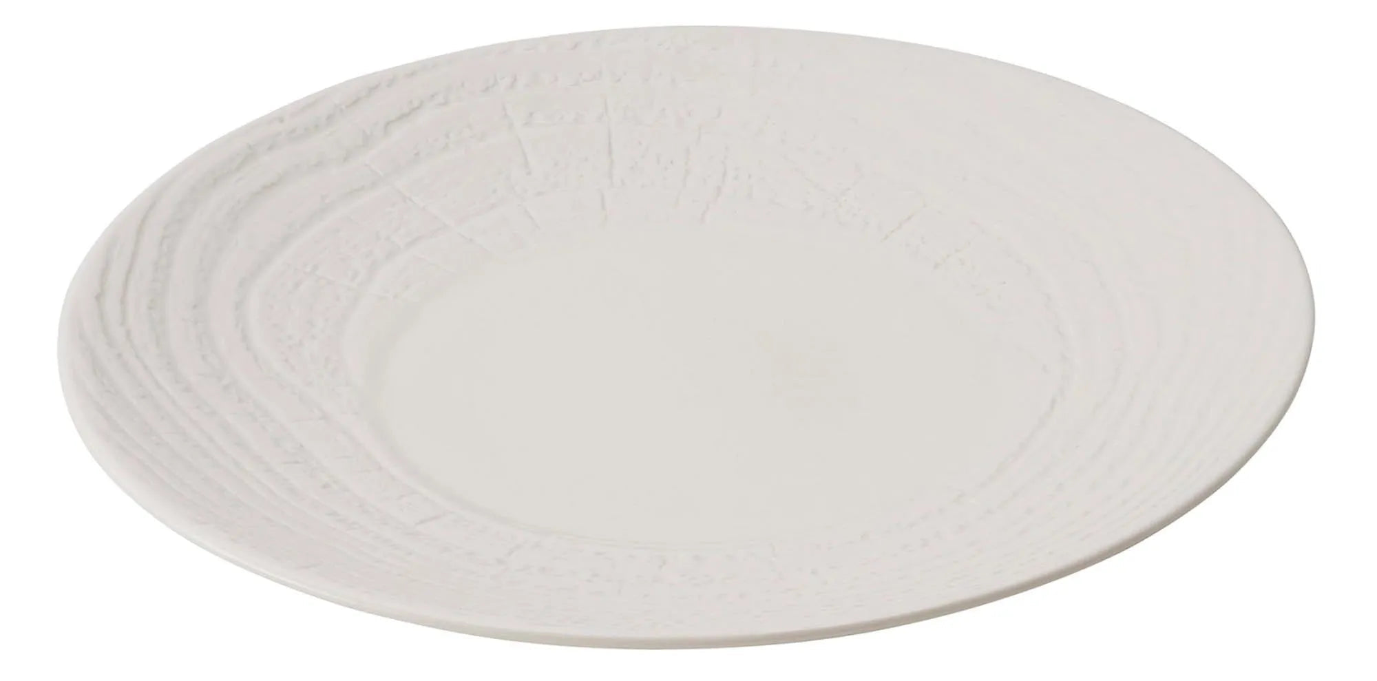 Eleganter Revol Speiseteller, elfenbein, 28.3 cm, zeitloses Design.