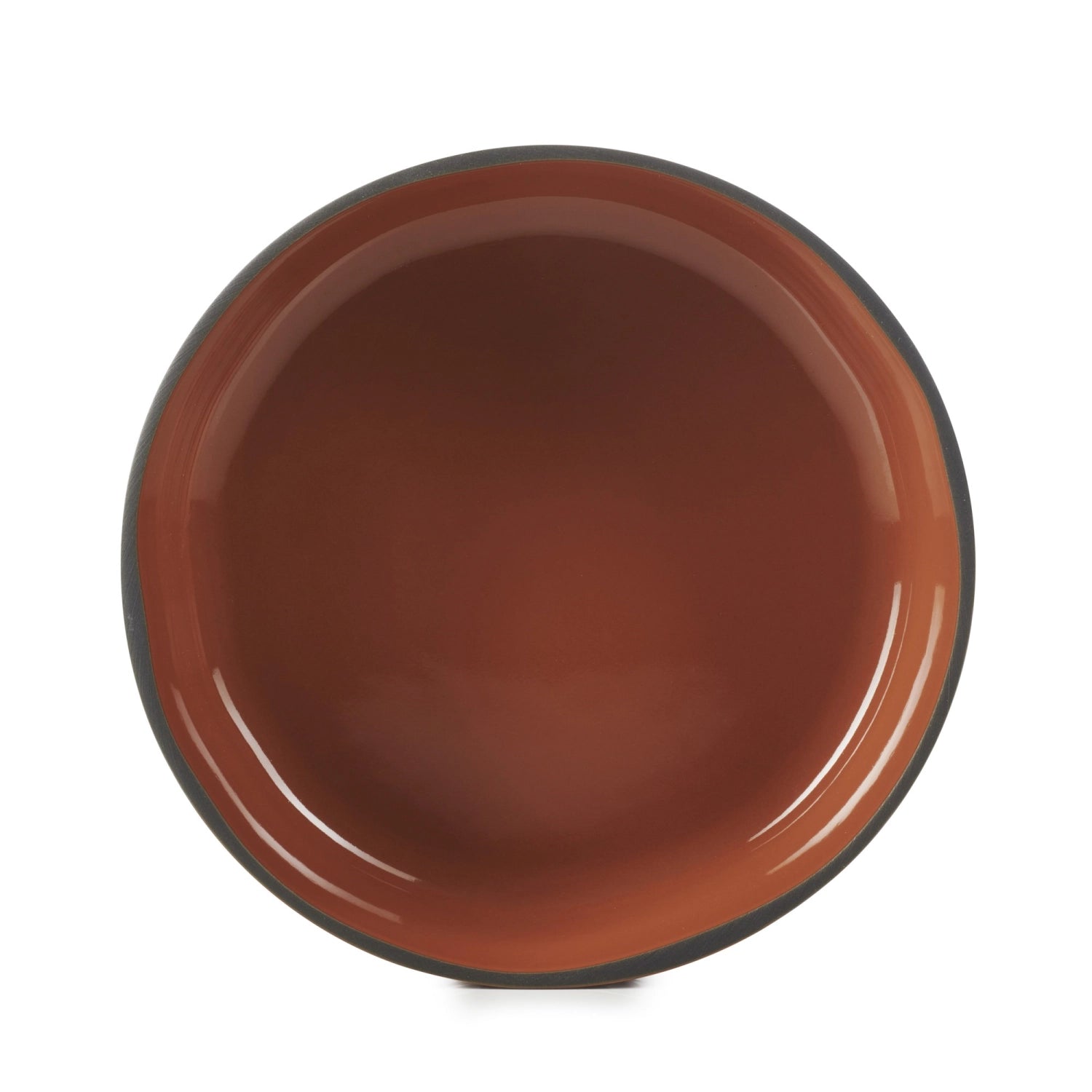 Stilvolle Gourmet Schale in warmem Zimtton, Ø 17 cm, perfekt für kreative Anrichteideen und als dekorativer Akzent in jedem Zuhause.
