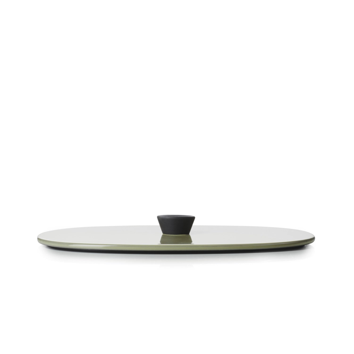 Eleganter Deckel in zartem Kardamom für die 26x18,5 cm Auflaufform von Revol, perfekt zum Schutz und stilvollen Servieren von Gerichten.
