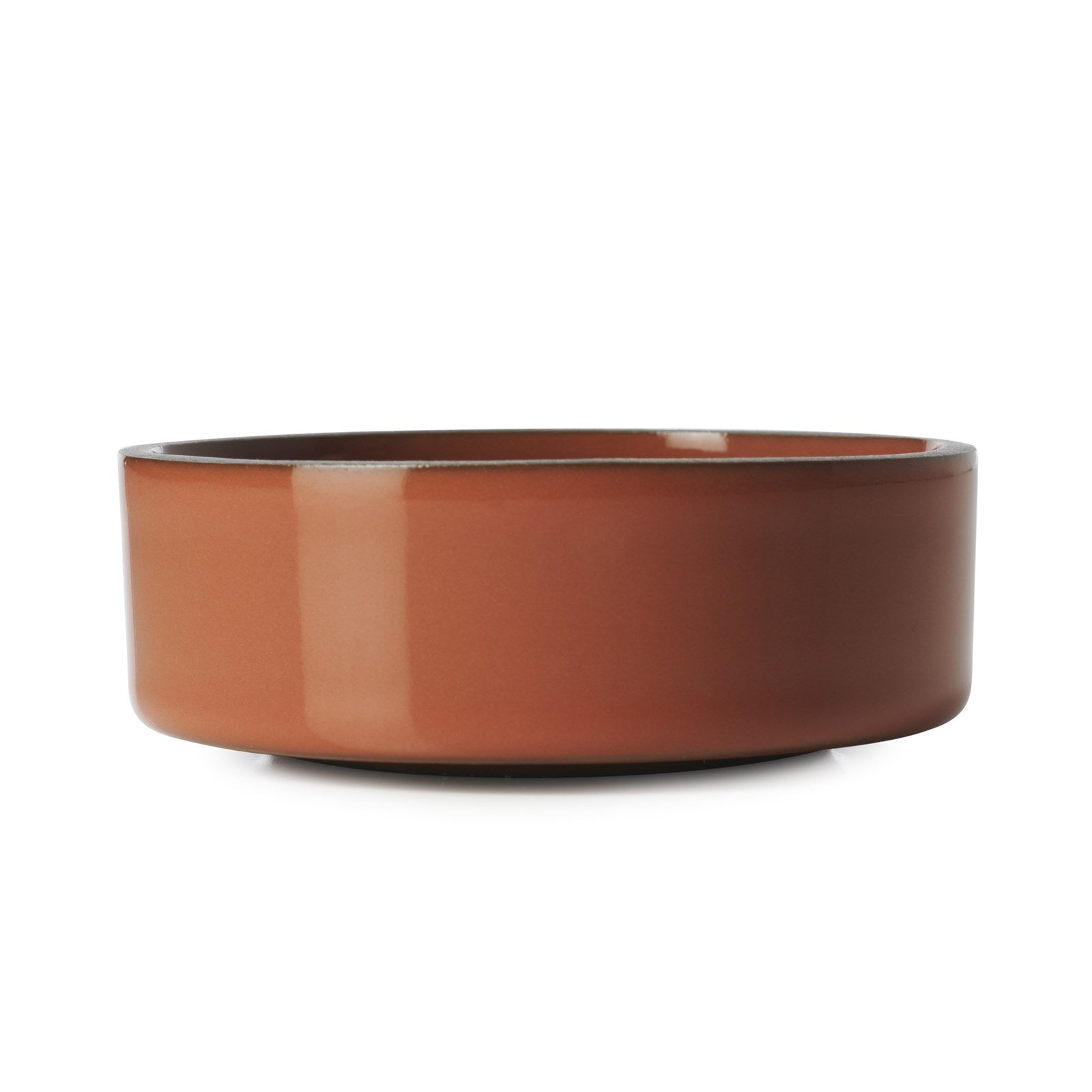 Elegante Caractere Schälchen Ø8cm in Zimt von Revol: robustes Porzellan, ideal für Snacks und Dips, stilvoll und vielseitig.