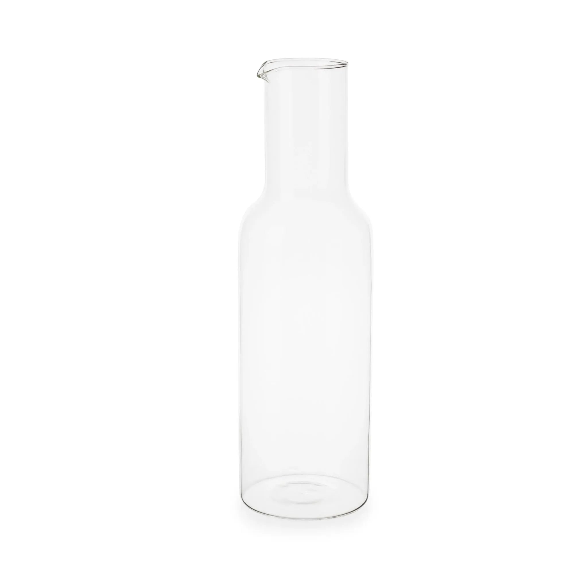 Ibr Glaskaraffe 1,2L, Ø8.5cm, Ohne Stopfen, Borosilikatglas - KAQTU Design