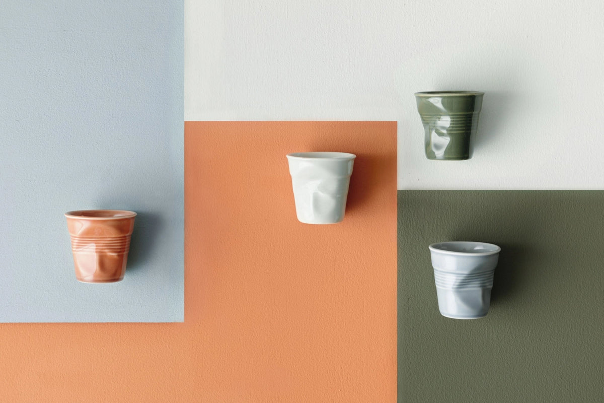 Espresso Knitterbecher 8 cl in Blau präsentiert im Onlineshop von KAQTU Design AG. Espressotassen ist von Revol