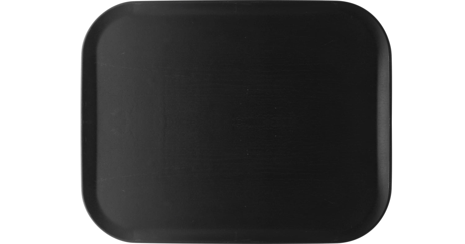Tablett Rocca Grain schwarz 46x36cm