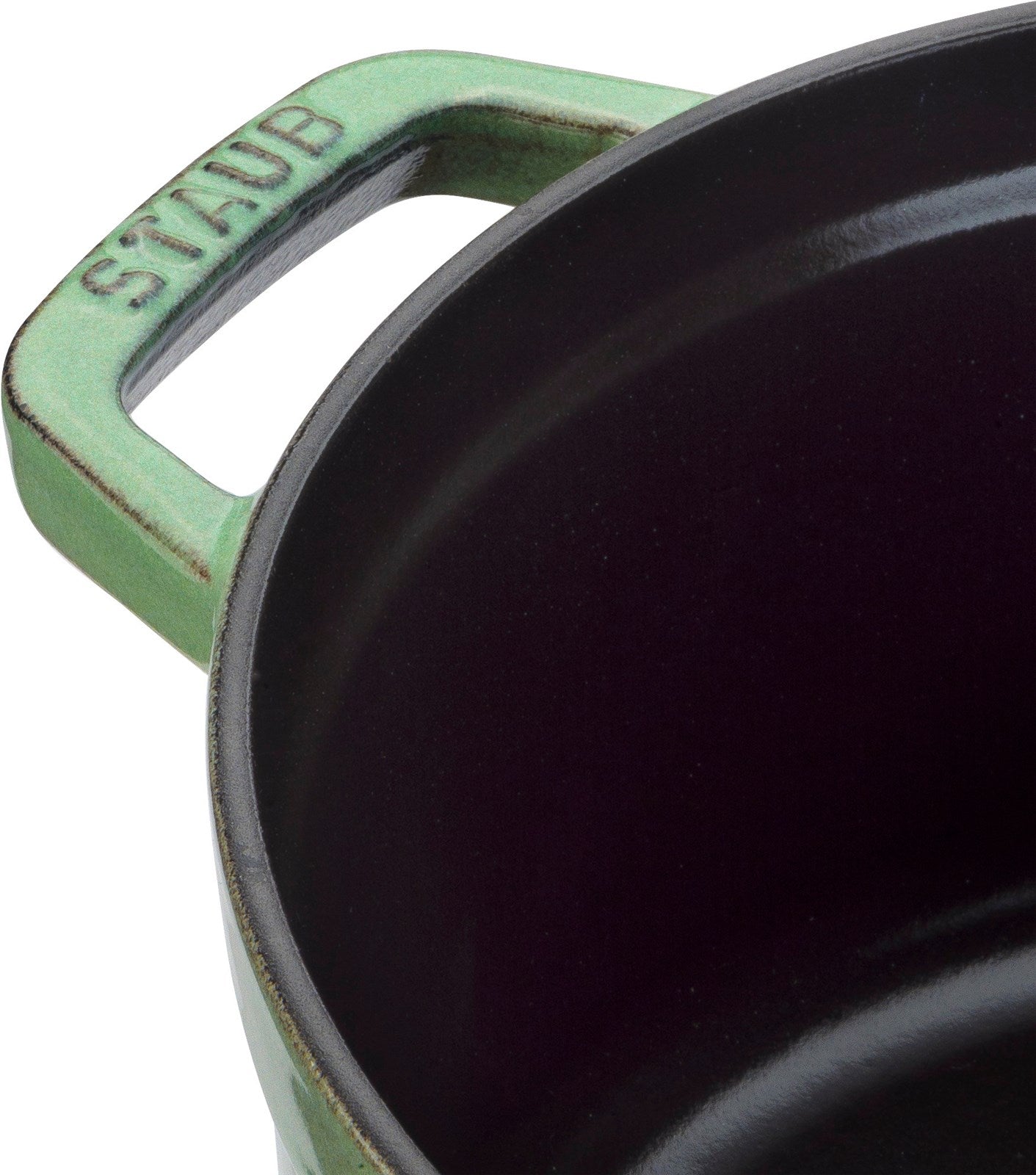 Staub Cocotte 24 cm, Salbei: Gusseisen-Topf für köstliche Eintöpfe.