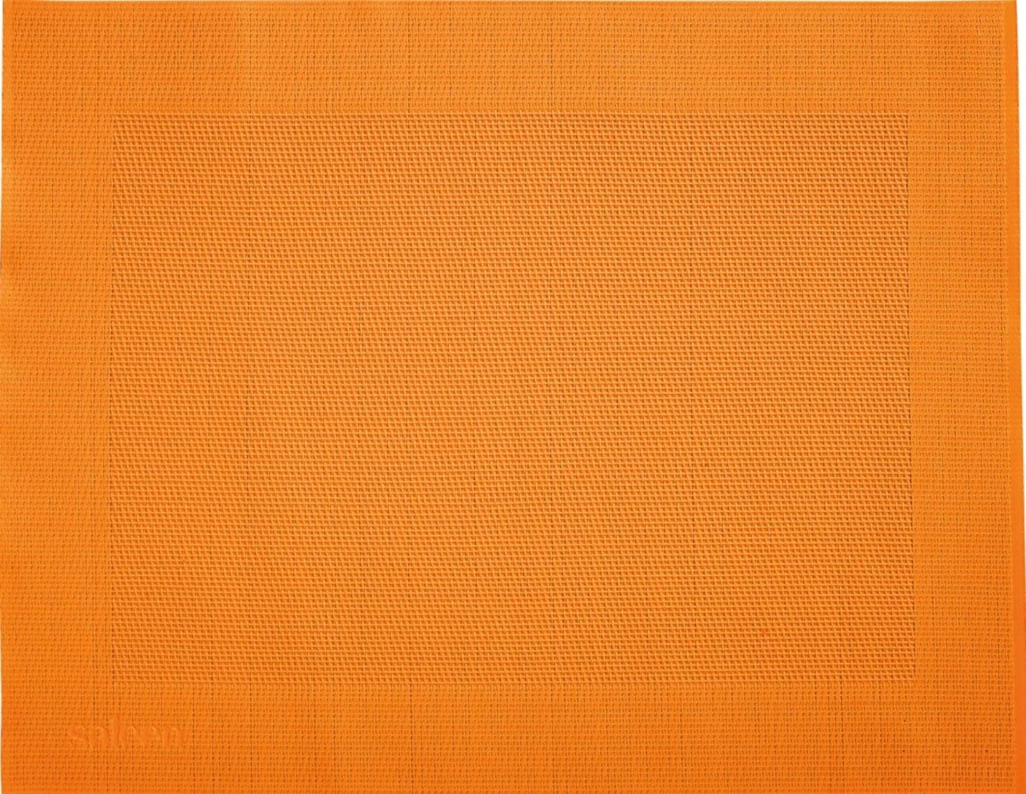 Stilvolles, orangefarbenes Tischset (32x42cm) von Westmark: robust, leicht zu reinigen, rutschfest, ideal für jeden Esstisch.