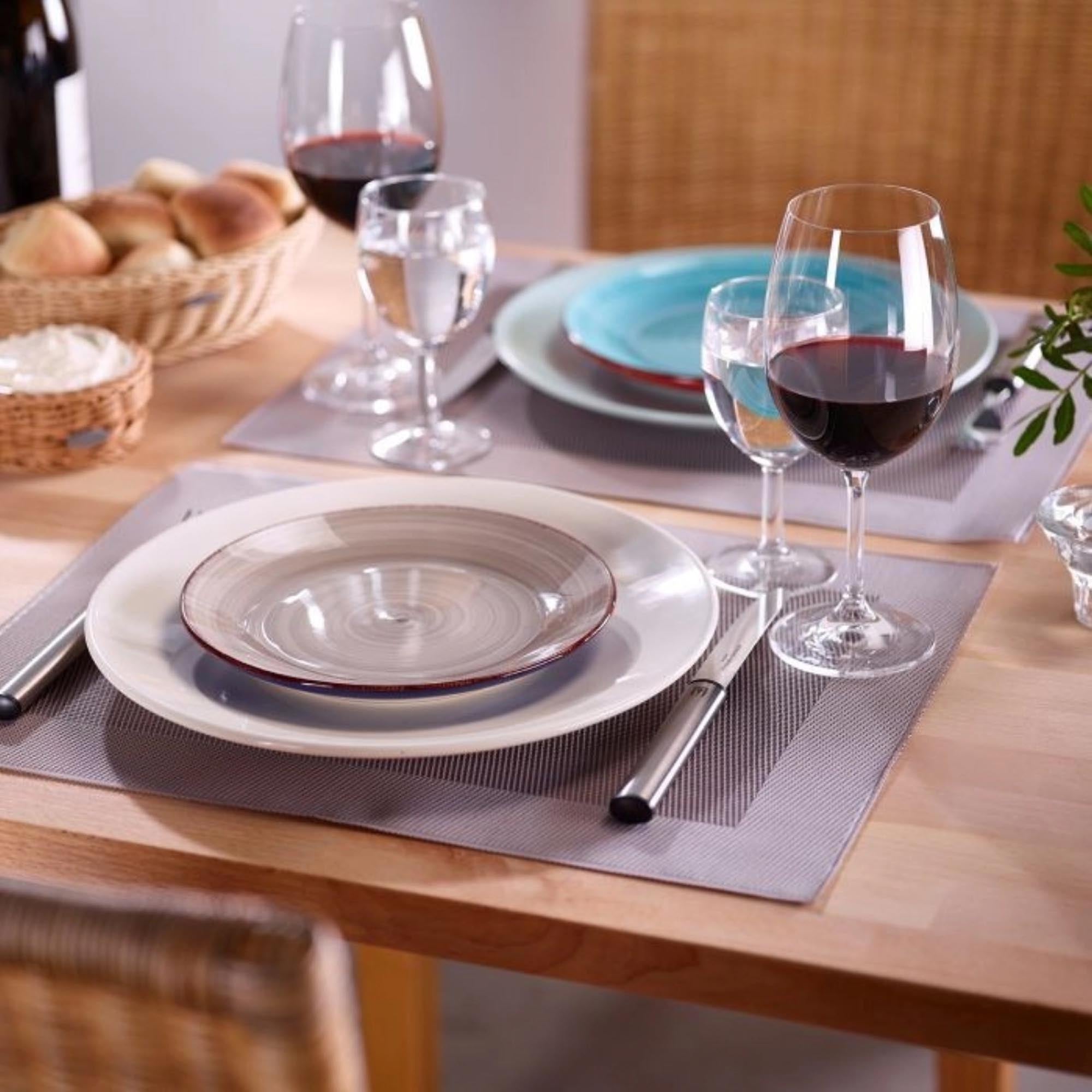 Elegantes rechteckiges Tischset in hellem Taupe, 32x42cm, von Westmark. Perfekt für stilvolle und moderne Tischdekorationen.